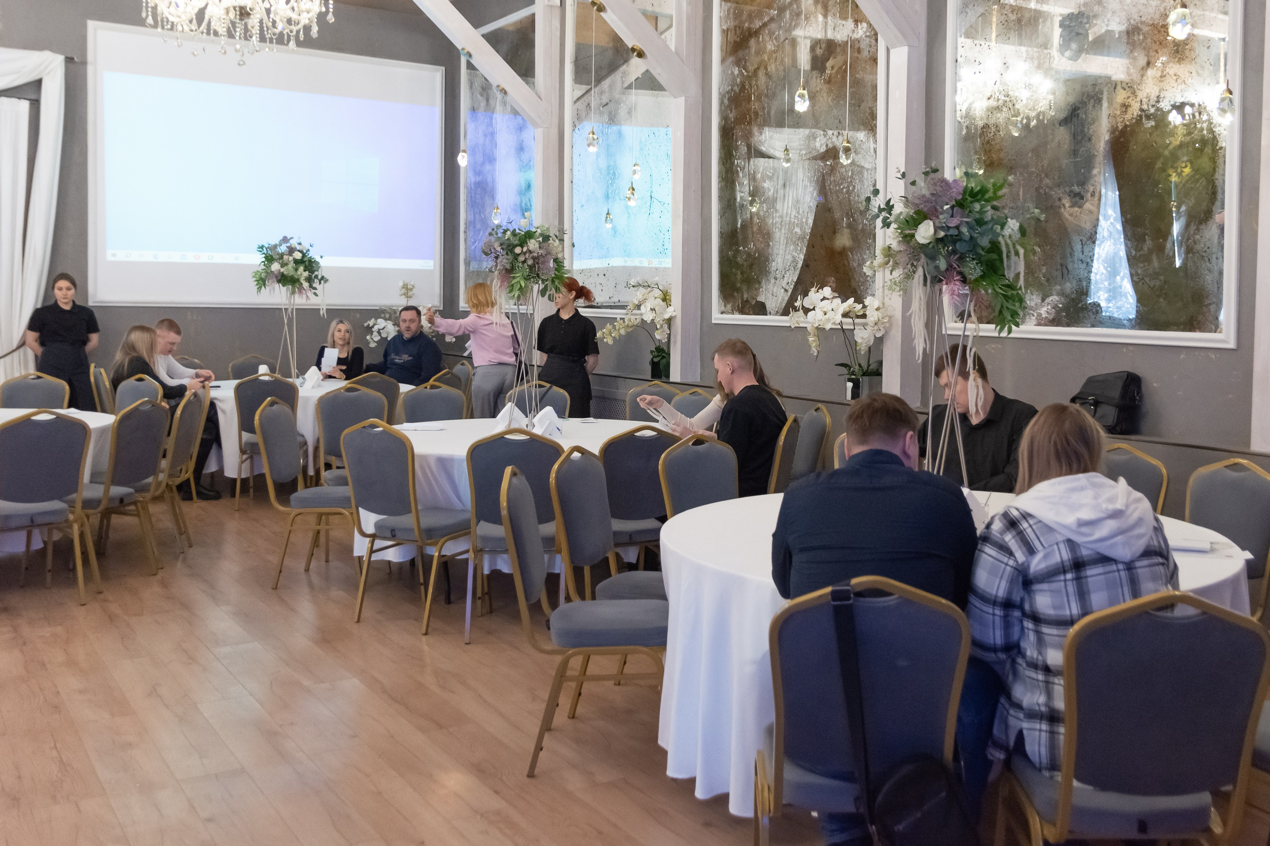 Свадебное чаепитие для молодоженов