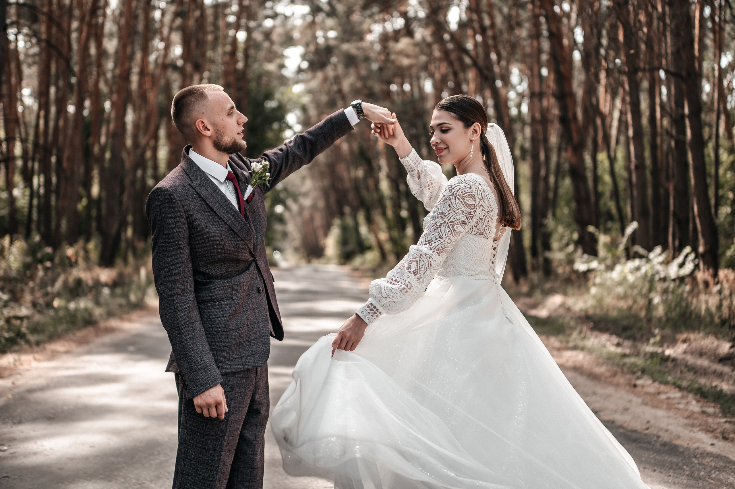 Максим и Наталья. Сборы, прогулка. Фотограф Екатерина Бочарникова