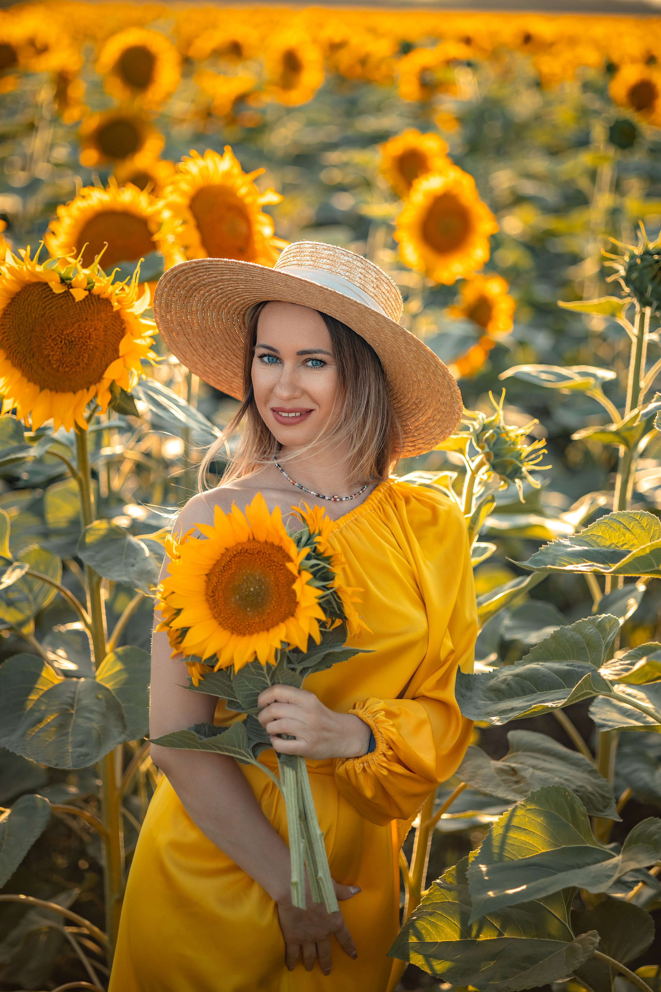 Солнечные подсолнухи. Художественный фотограф Анапа Александра Долбикова