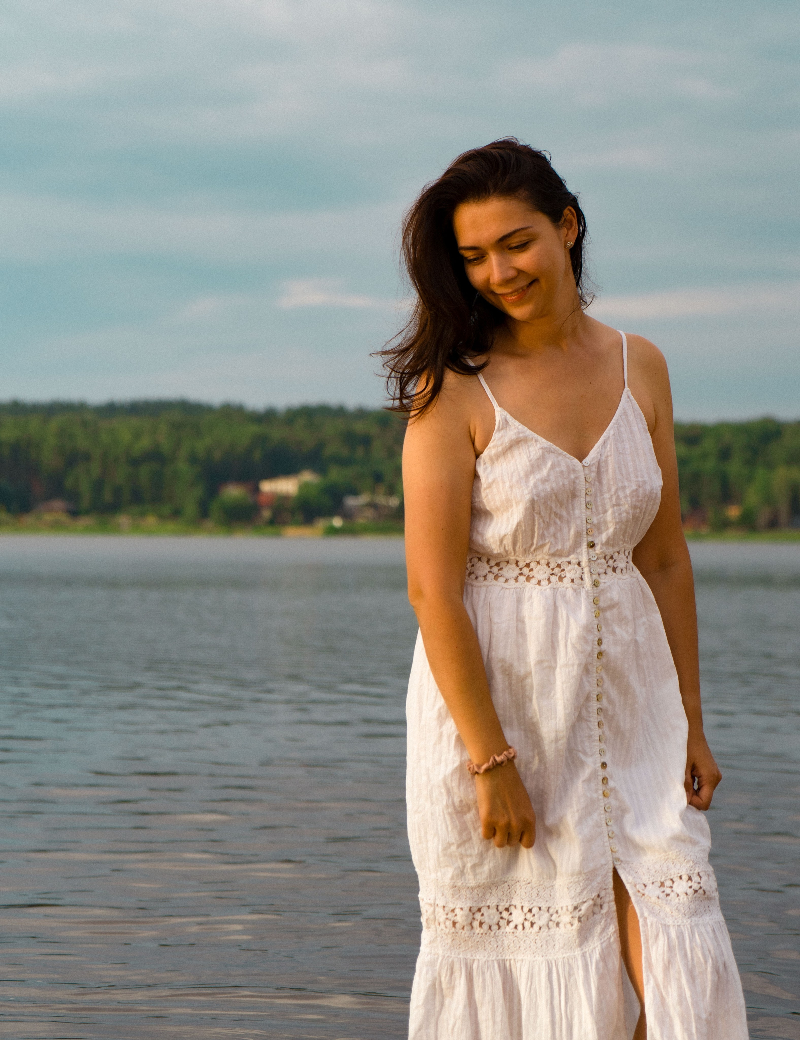 Семейная фотосессия для мамы с дочкой в Санкт-Петербурге на озере. Светлана Гопанюк. Портретный фотограф. Санкт-Петербург. СПб