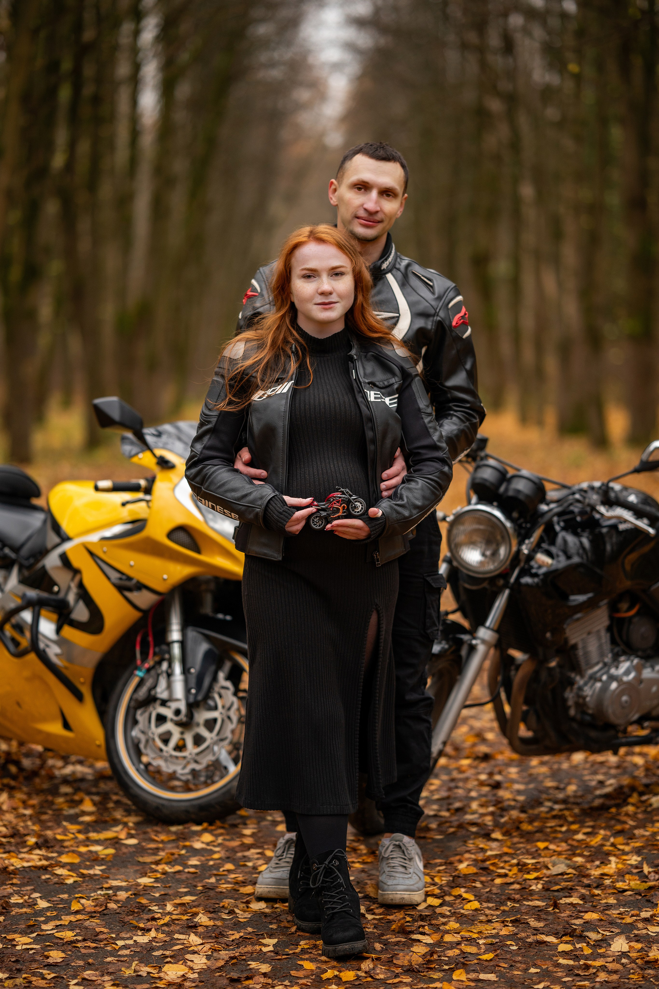 Мото-семья в ожидании. Творческий фотограф Вологда