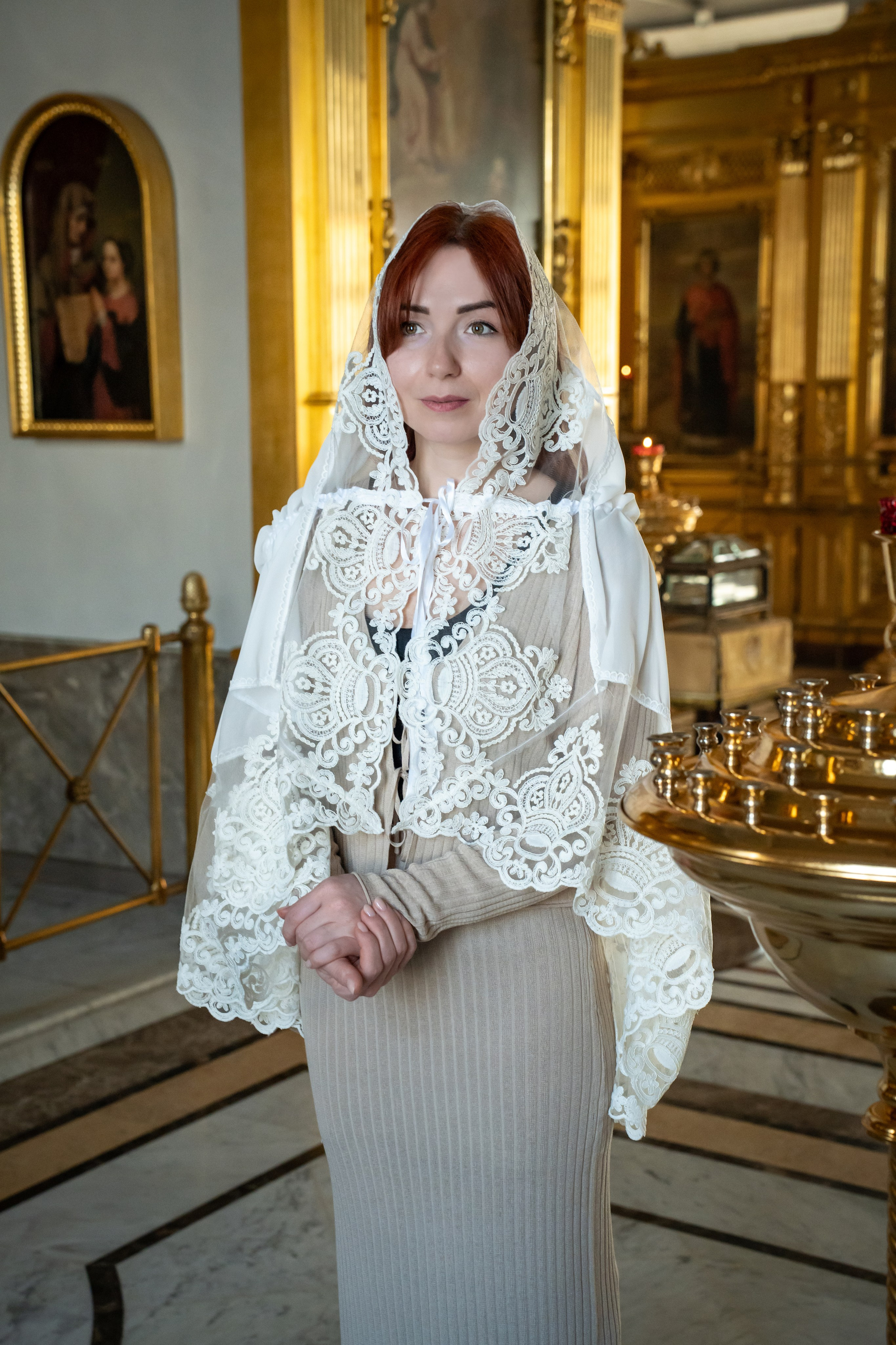 Покровы в храм. Фотограф на Крещение Тула и Венчание в Туле, детский и семейный фотограф