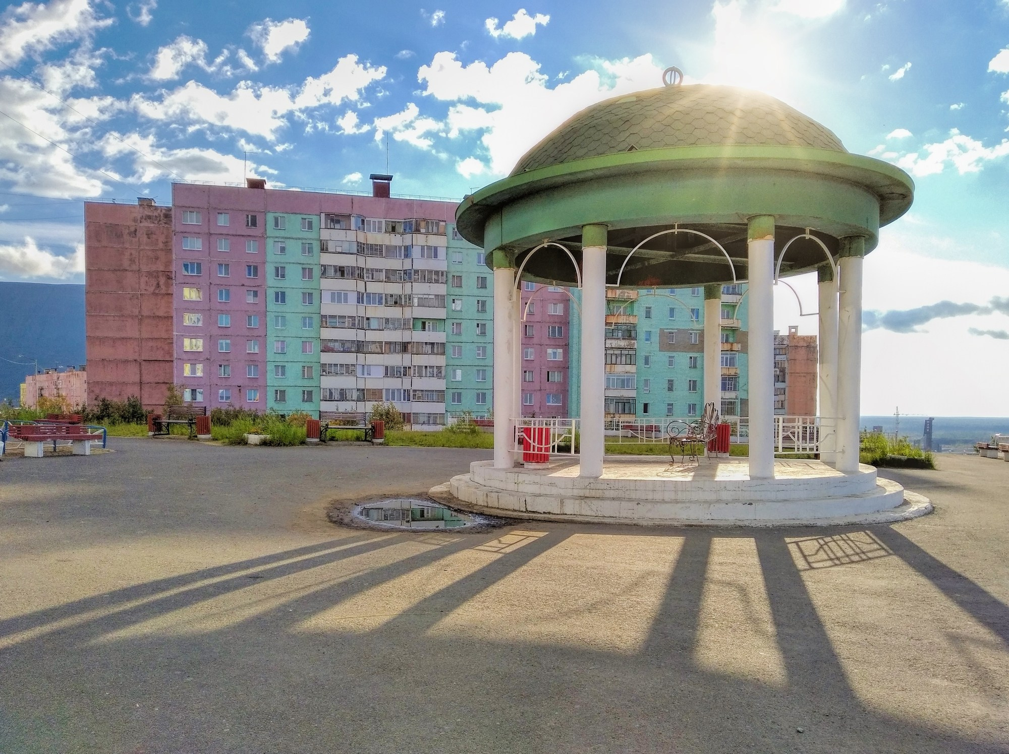 Смотровая площадка на пятом микрорайоне Талнаха. Талнах.рф