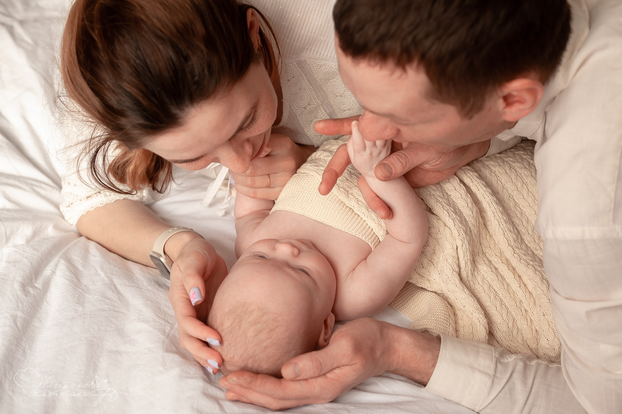 Семейные Natural Simple. Фотограф новорожденных в г. Павлово Беспалова Екатерина
