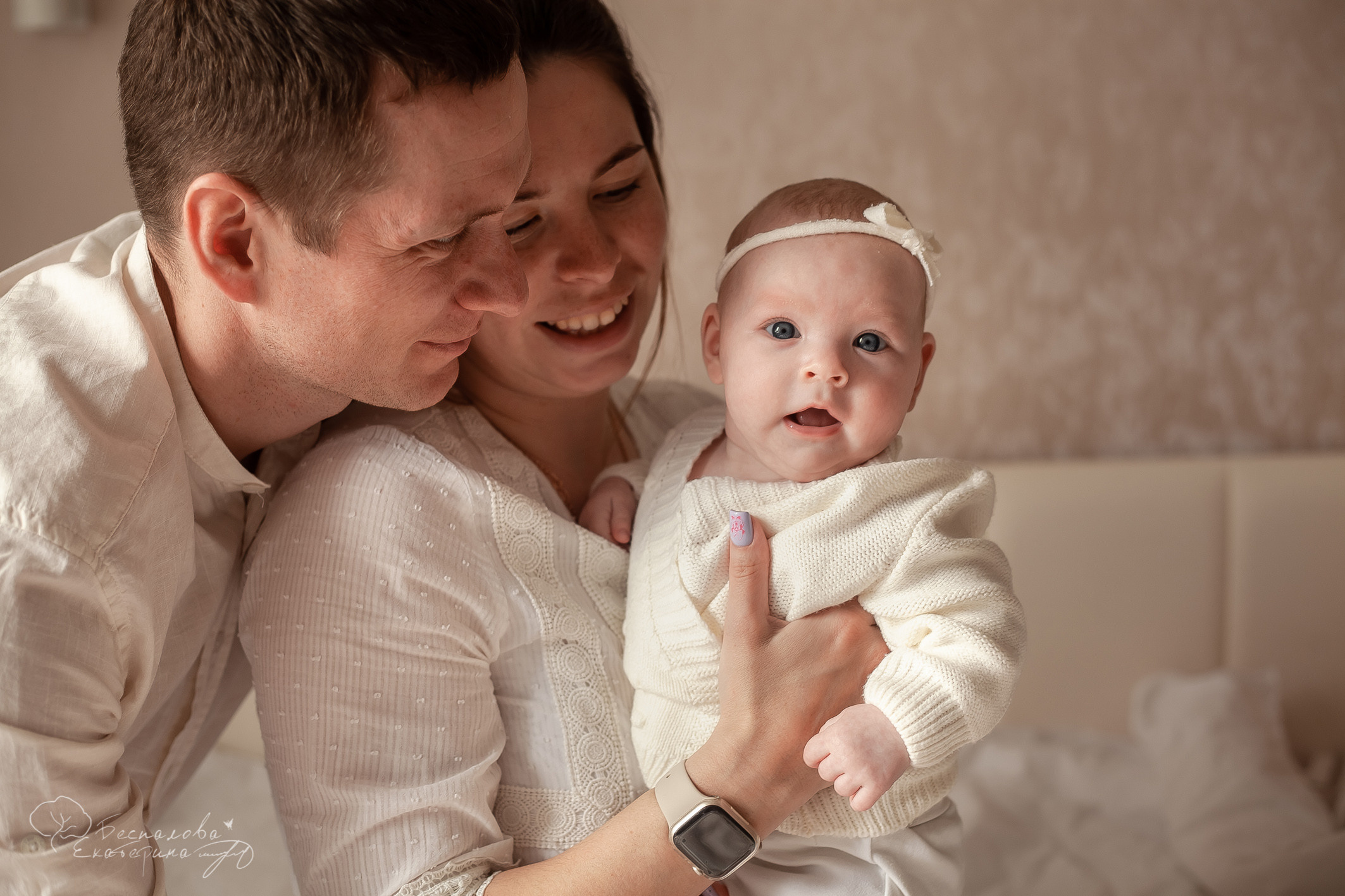 Семейные Natural Simple. Фотограф новорожденных в г. Павлово Беспалова Екатерина