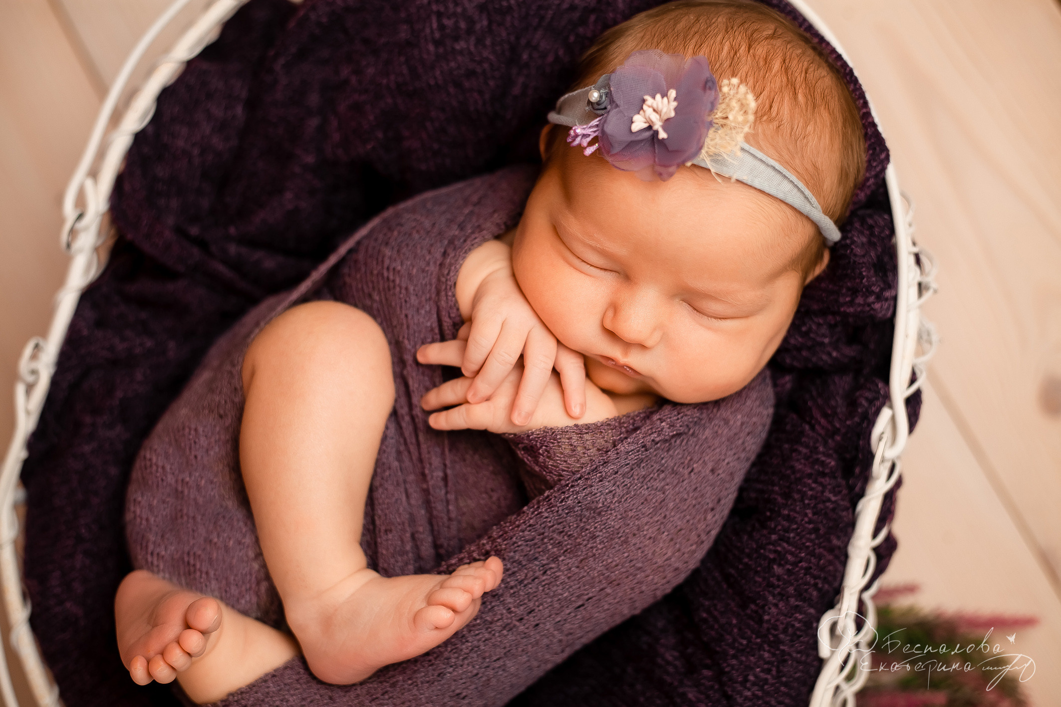 Фотосессия Newborn. Фотограф новорожденных в г. Павлово Беспалова Екатерина