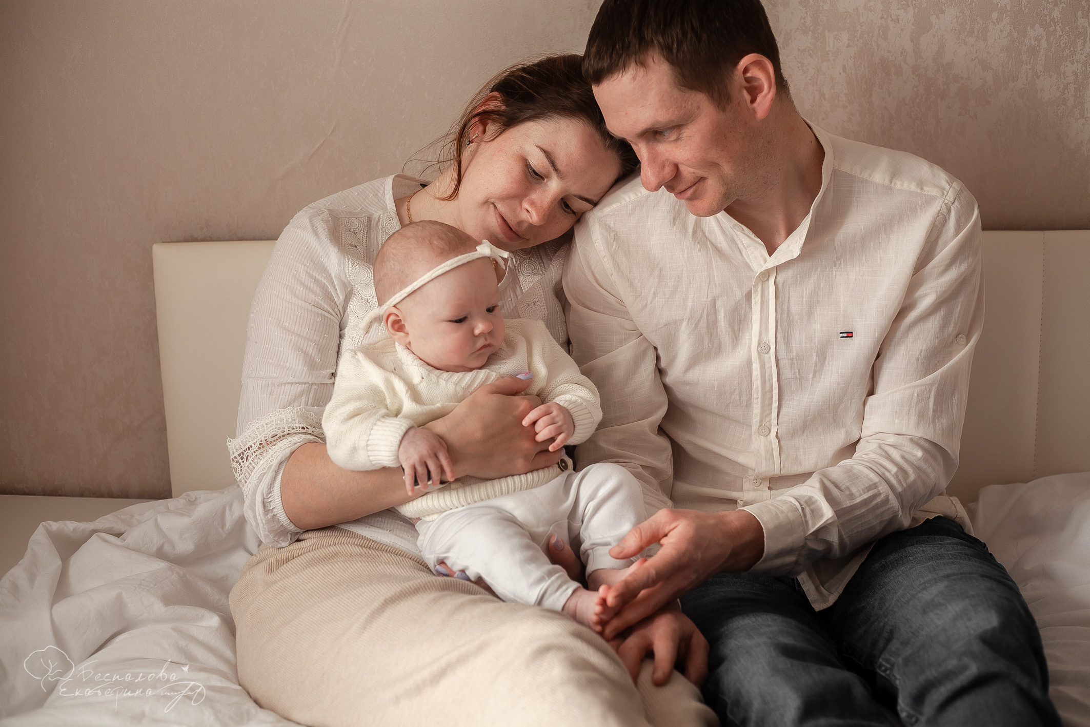 Семейные Natural Simple. Фотограф новорожденных в г. Павлово Беспалова Екатерина