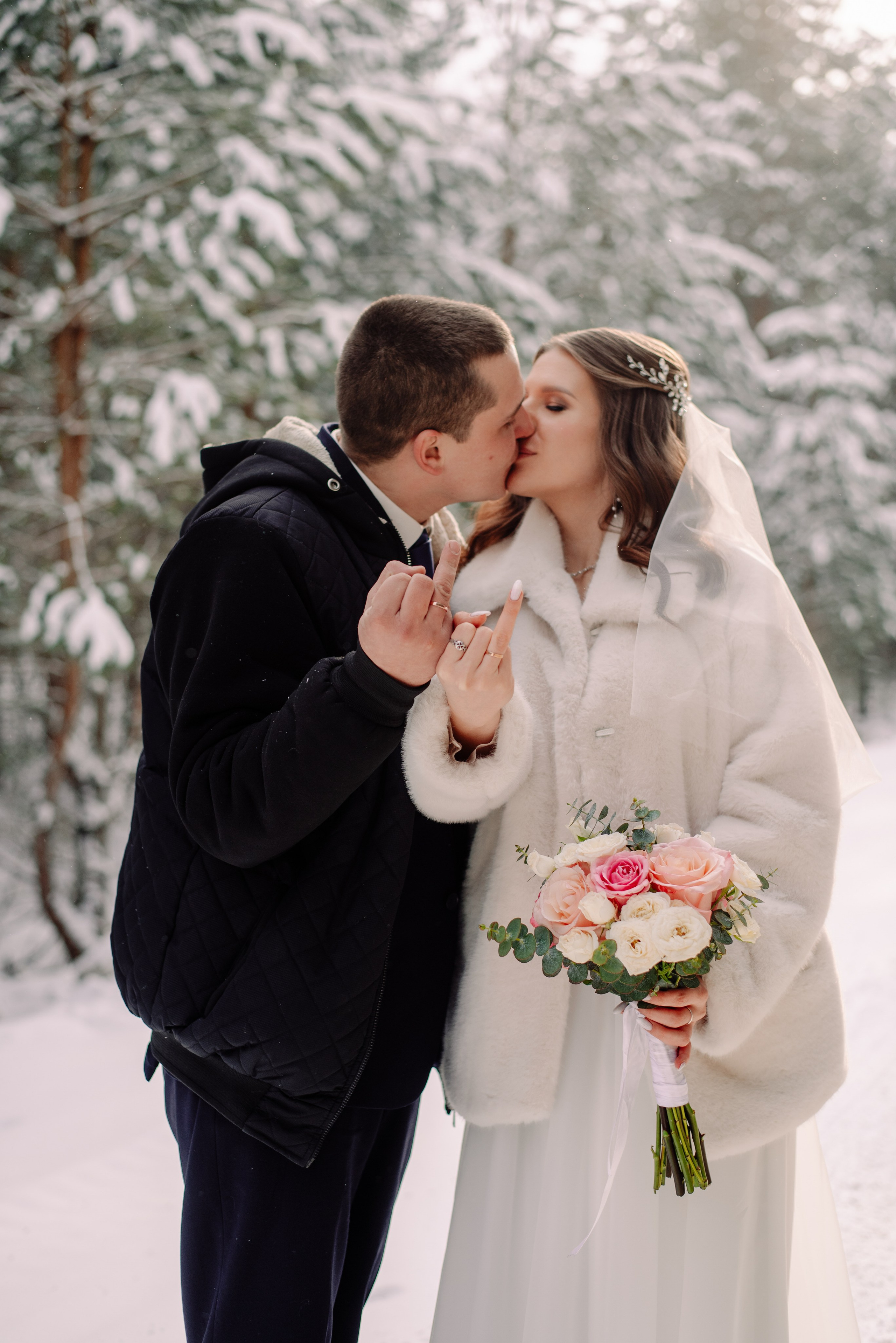 Зимняя свадьба в селе. Семейный и свадебный фотограф в Рязани Лиза Голованова