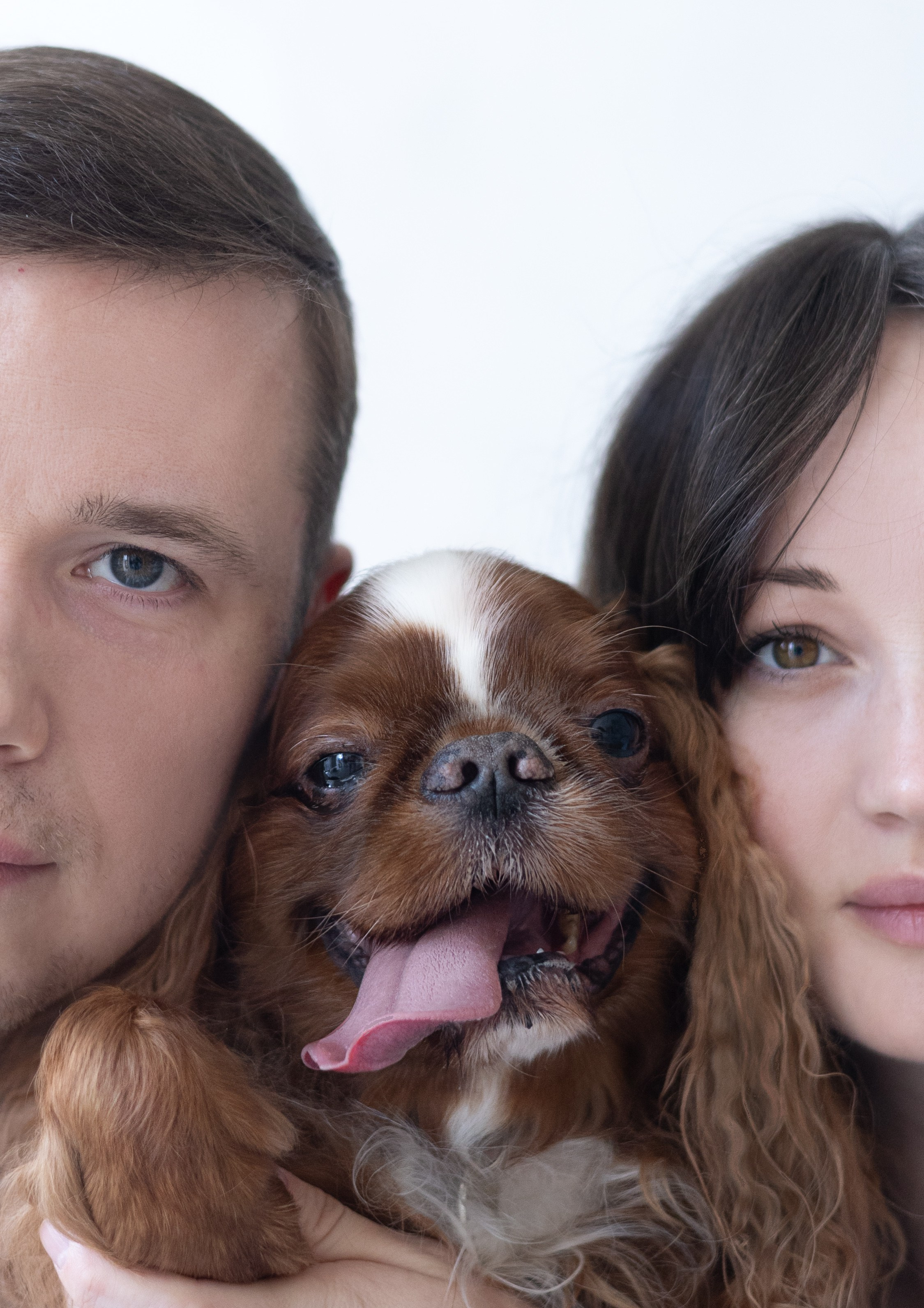 Полина, Максим и Кекс. Фотограф животных Евгения Верцинская