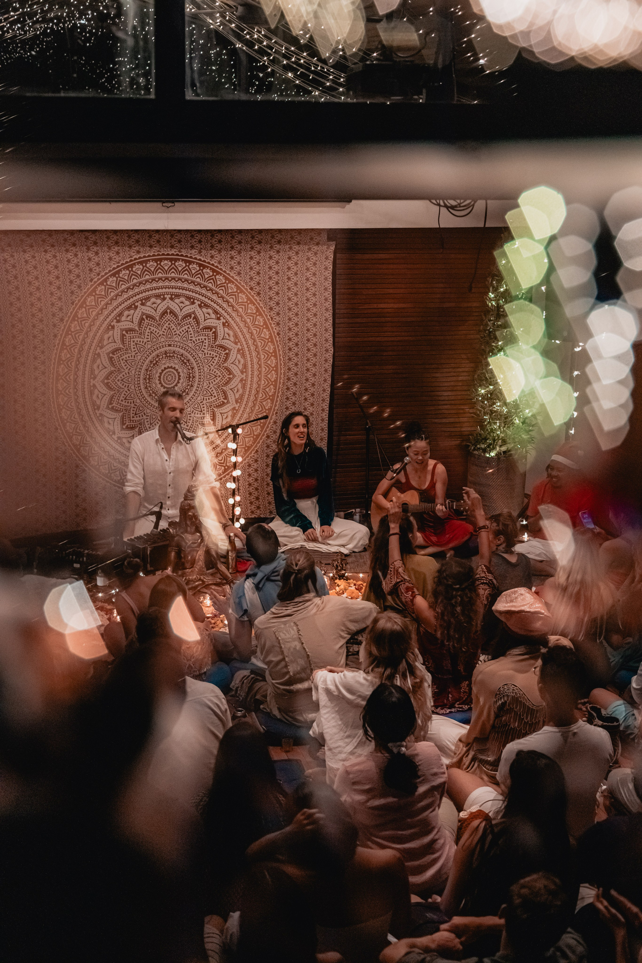 Christmas kirtan w Bhakti Bliss family. Mariam Bagdasaryan