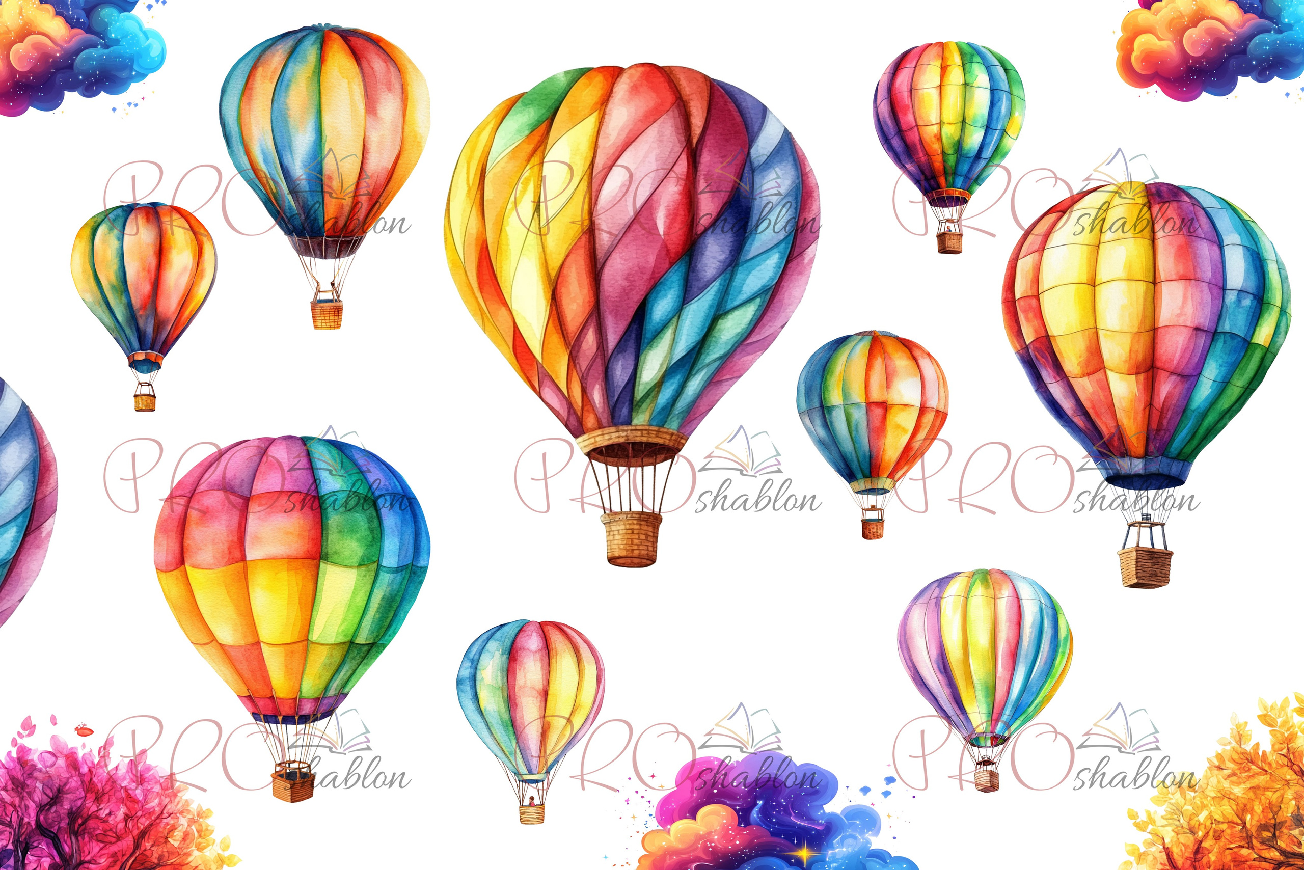 Дизайн «Воздушный шар». Шаблоны и дизайны выпускных альбомов и фотокниг