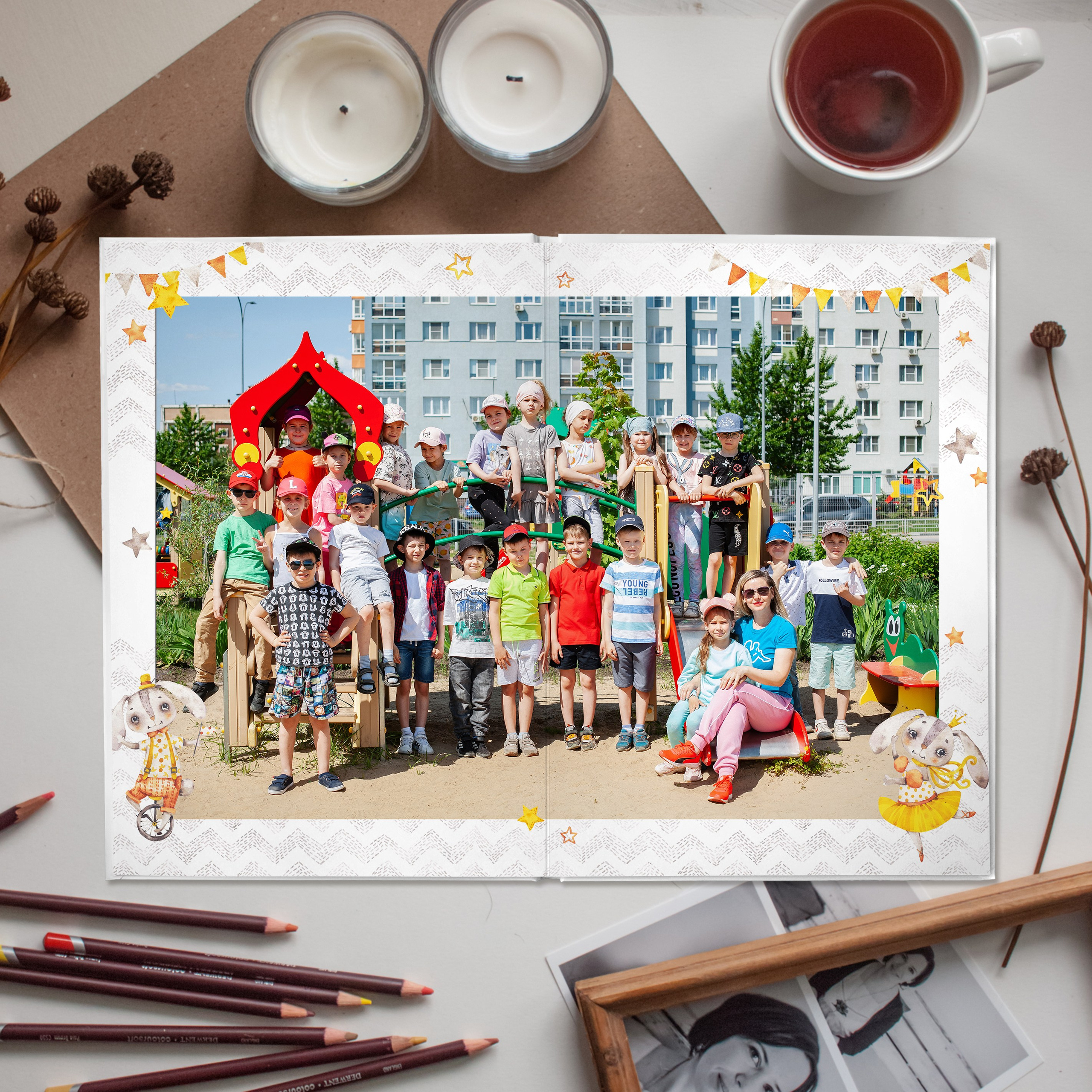 Альбом на 5 разворотов. Семейный, школьный фотограф в Нижнем Новгороде Елена Сентюрева