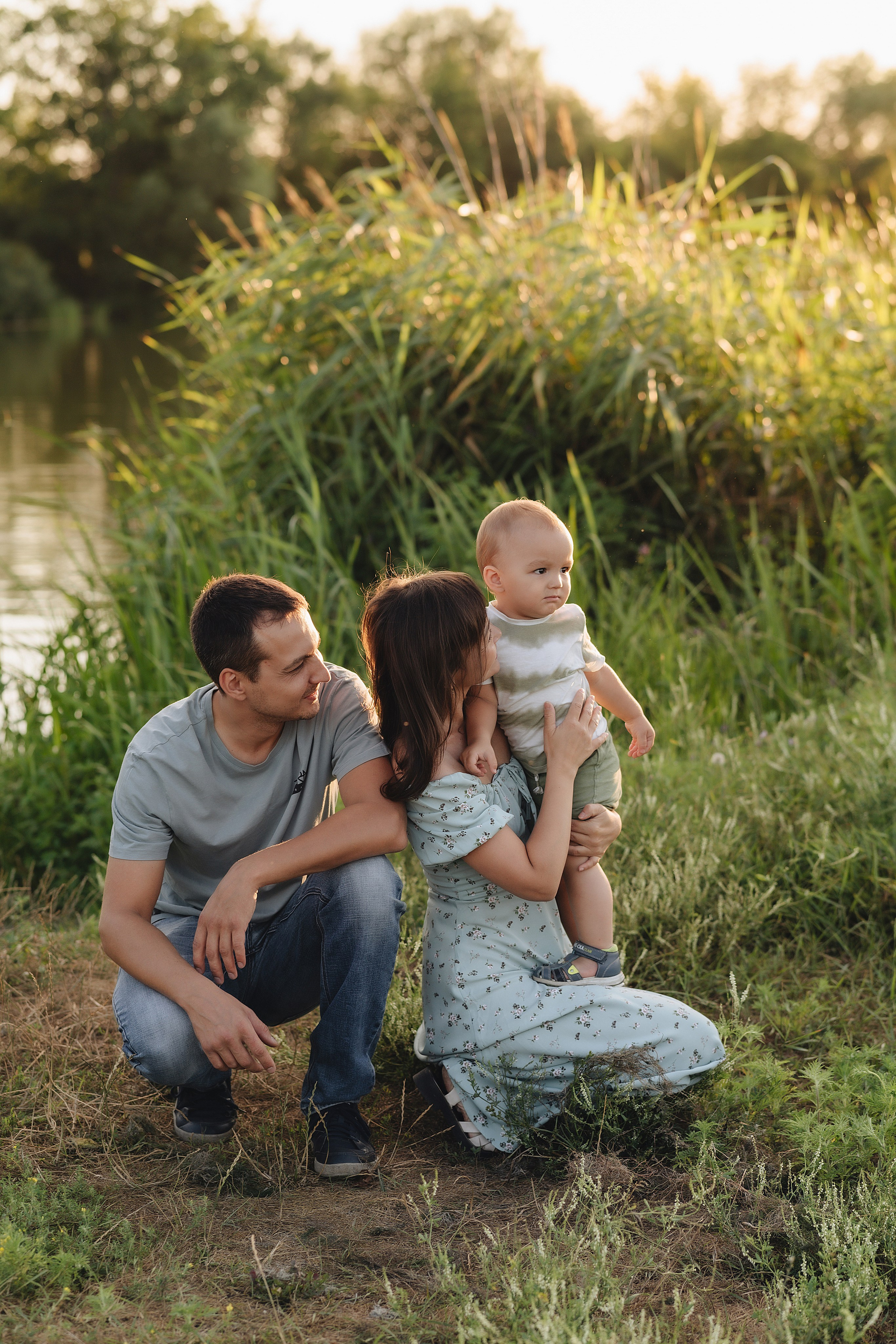 Семейная съемка на закате. Фотограф Карина Шмулёва. Воронеж и область