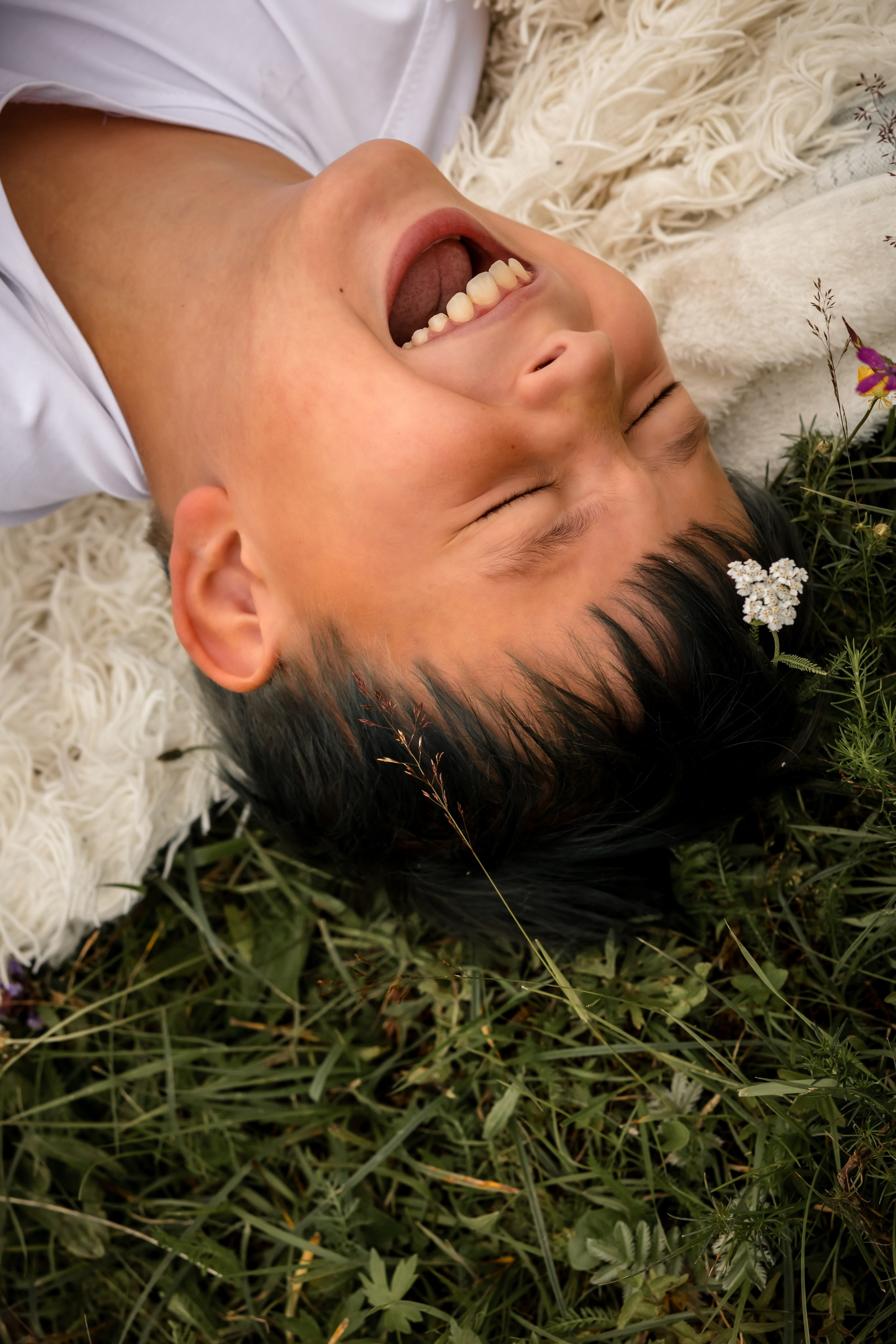 Катя с детками