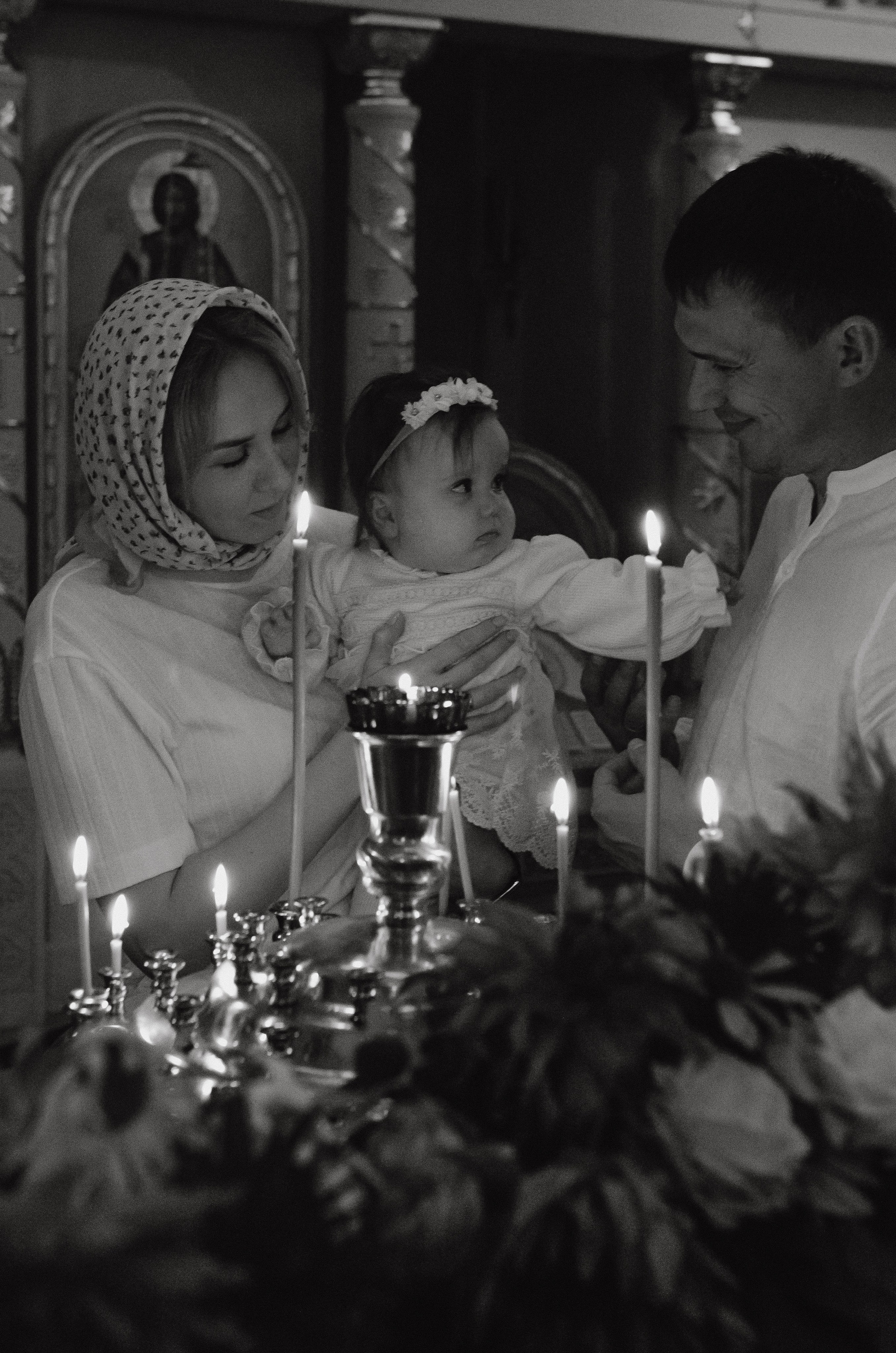 Таинство крещения Полины. Семейный фотограф в Барнауле Ирина Ястребова