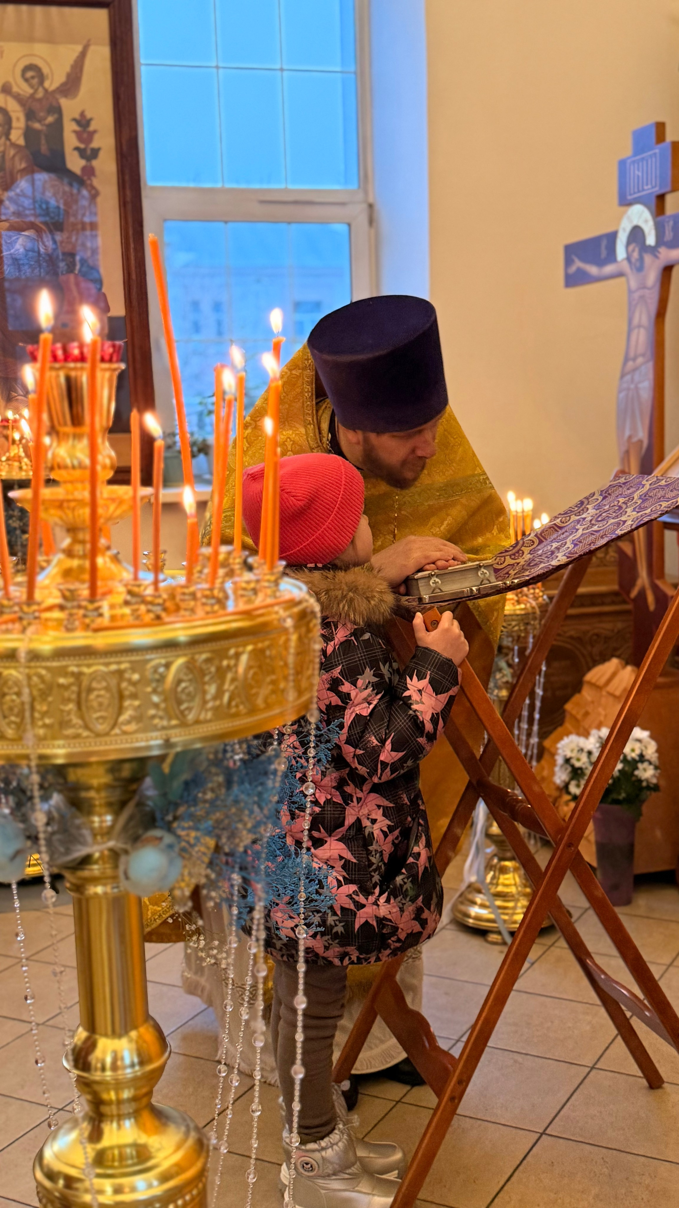 Божественная литургия в храме Нечаянной Радости. Саратовское Юго-Западное благочиние