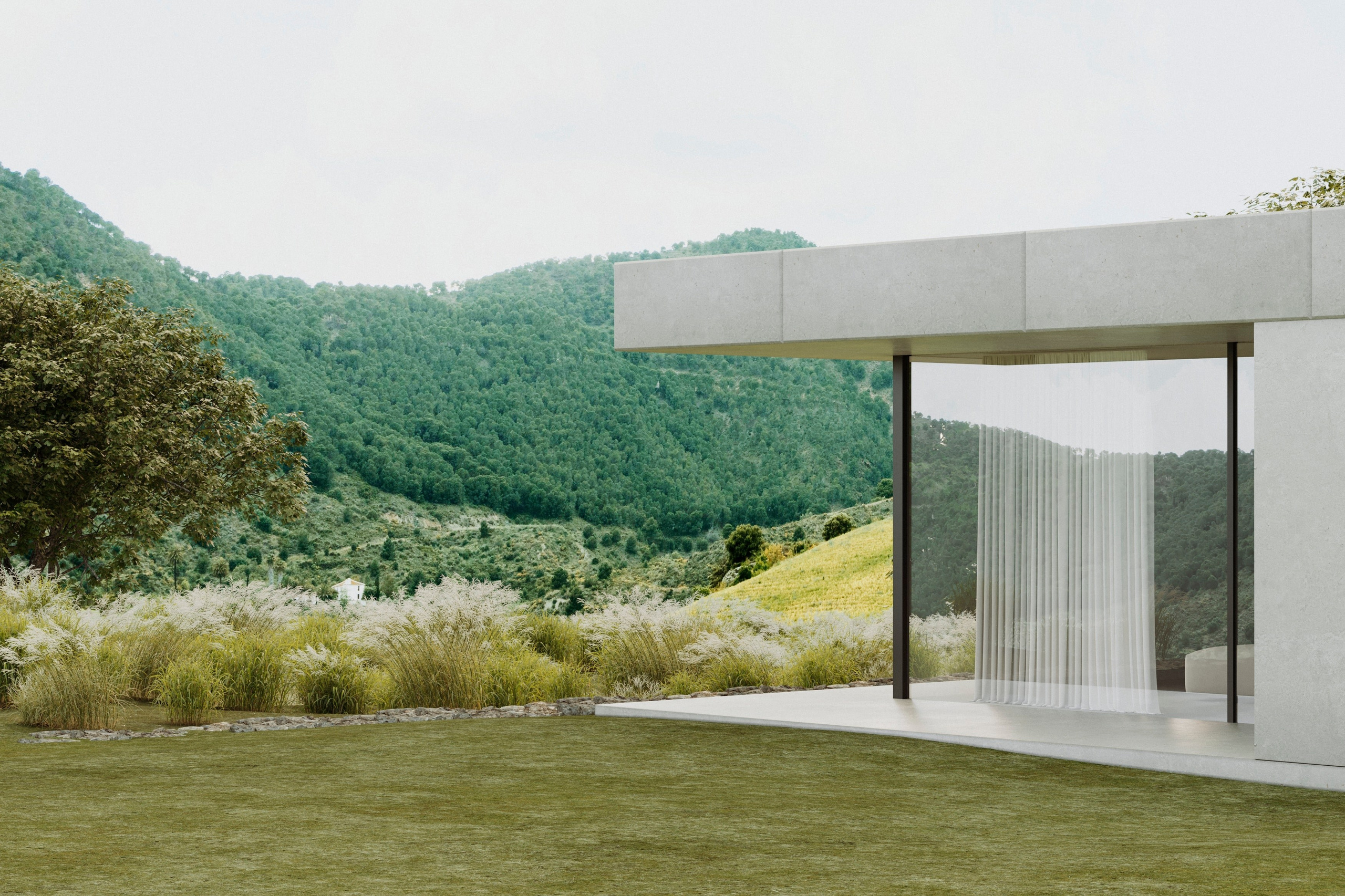 Architectural Harmony: Leo Lei's Vision, photographed by Rory Gardiner. Cg artist Shchapov Dmitry