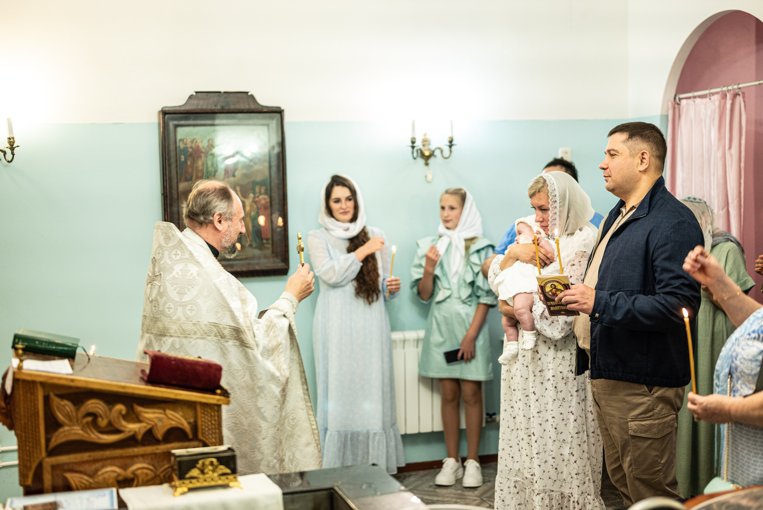 Крещение Анна. Семейный и детский фотограф Москва