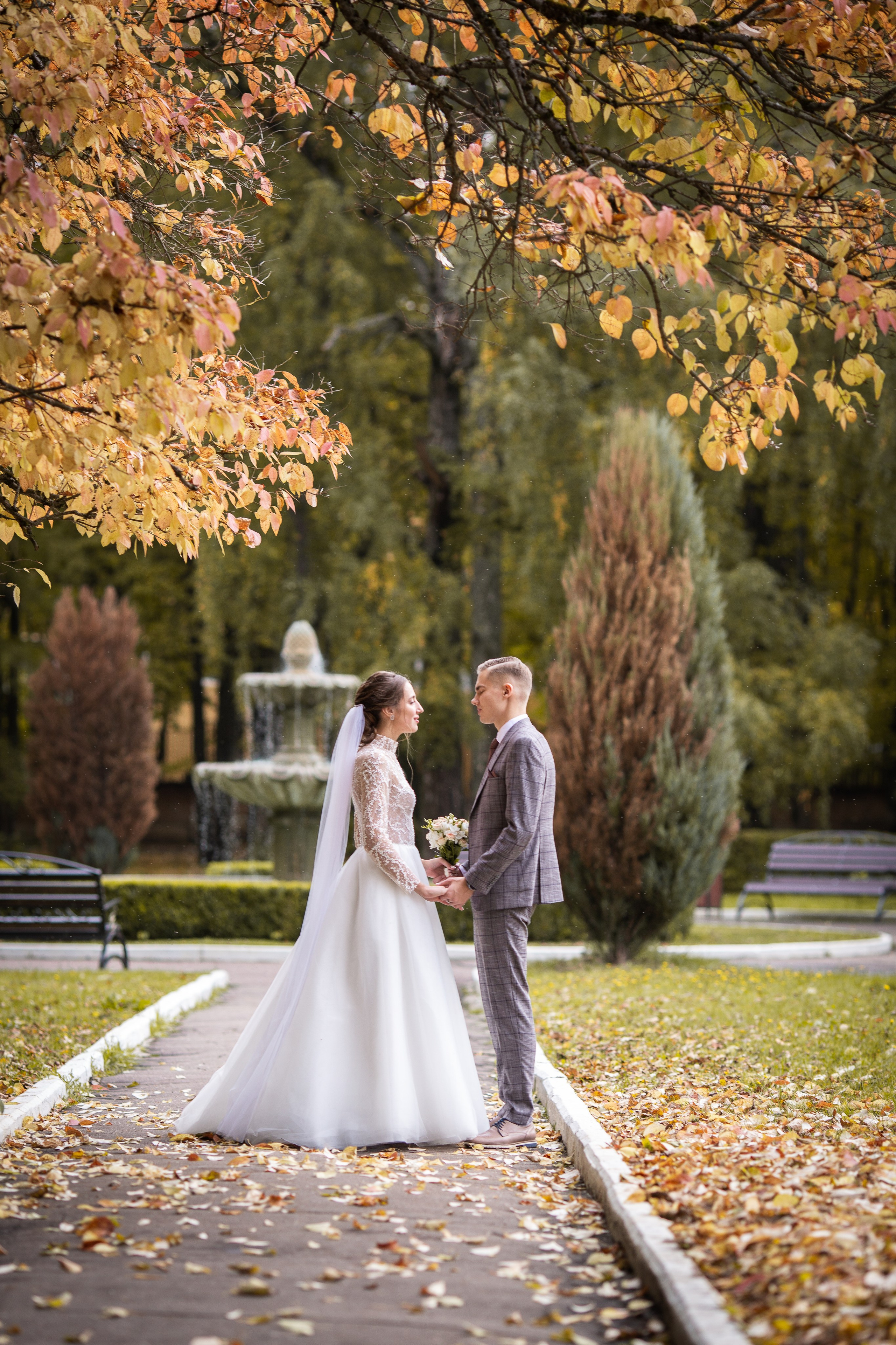 Свадебная прогулка д. о.Ершово. Фотограф Олеся Бакалина
