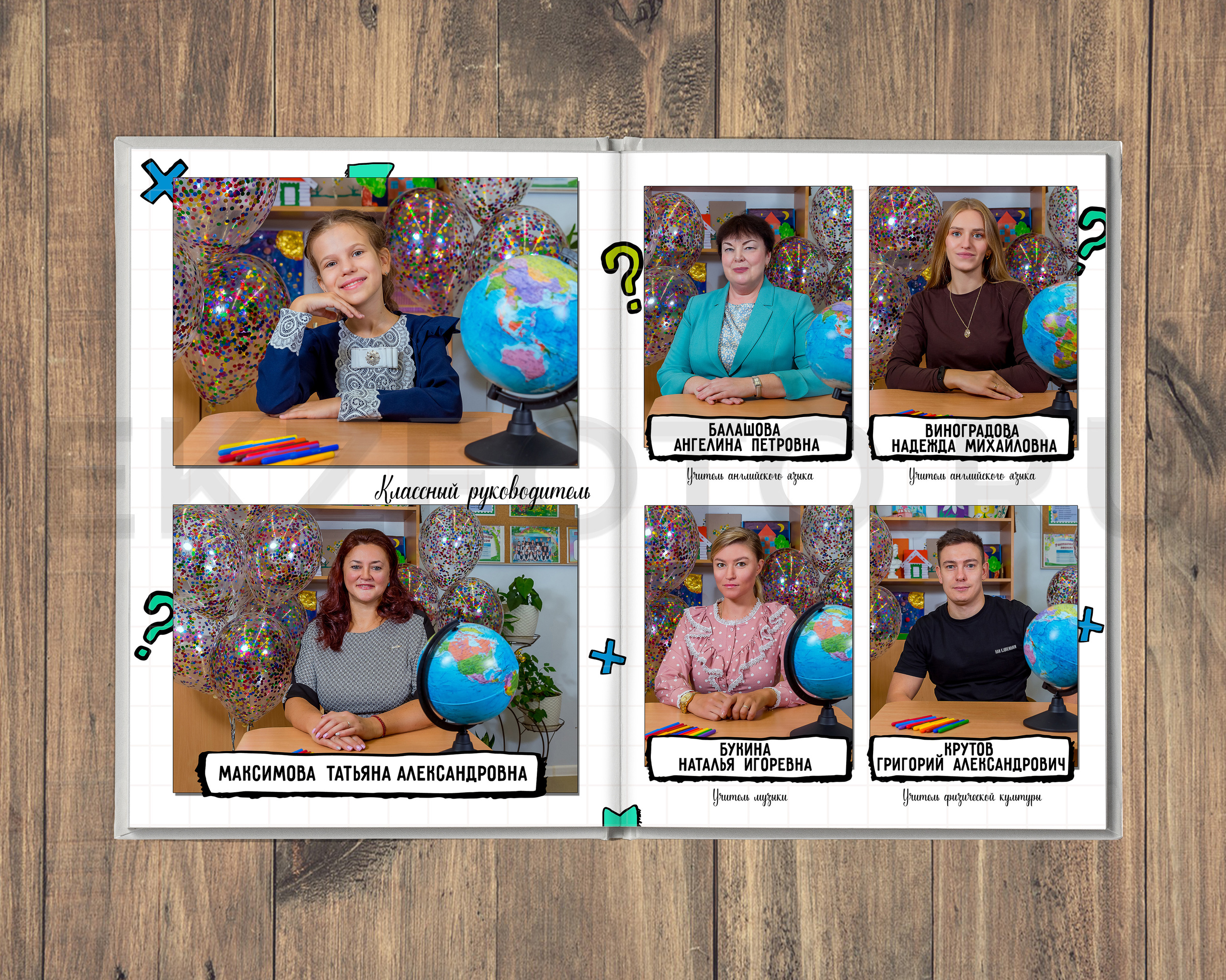 ФОТОКНИГА ВЫПУСКНИКА ШКОЛЫ 21×30 СМ 10 РАЗВОРОТОВ. Фотограф Екатерина Зайкова в Санкт-Петербурге