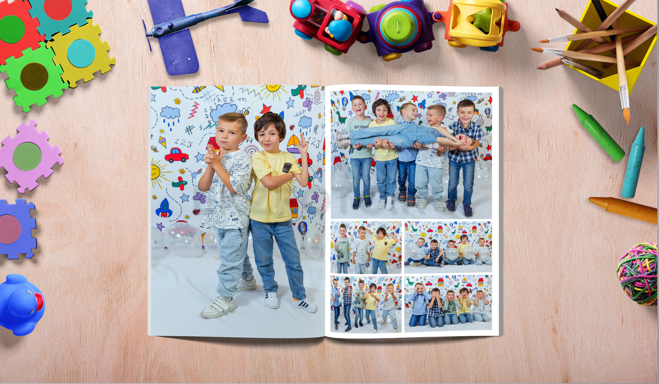 ФОТОКНИГА С ОЖИВЛЕНИЕМ, 21Х30 СМ, 5 РАЗВОРОТОВ. Фотограф Екатерина Зайкова в Санкт-Петербурге