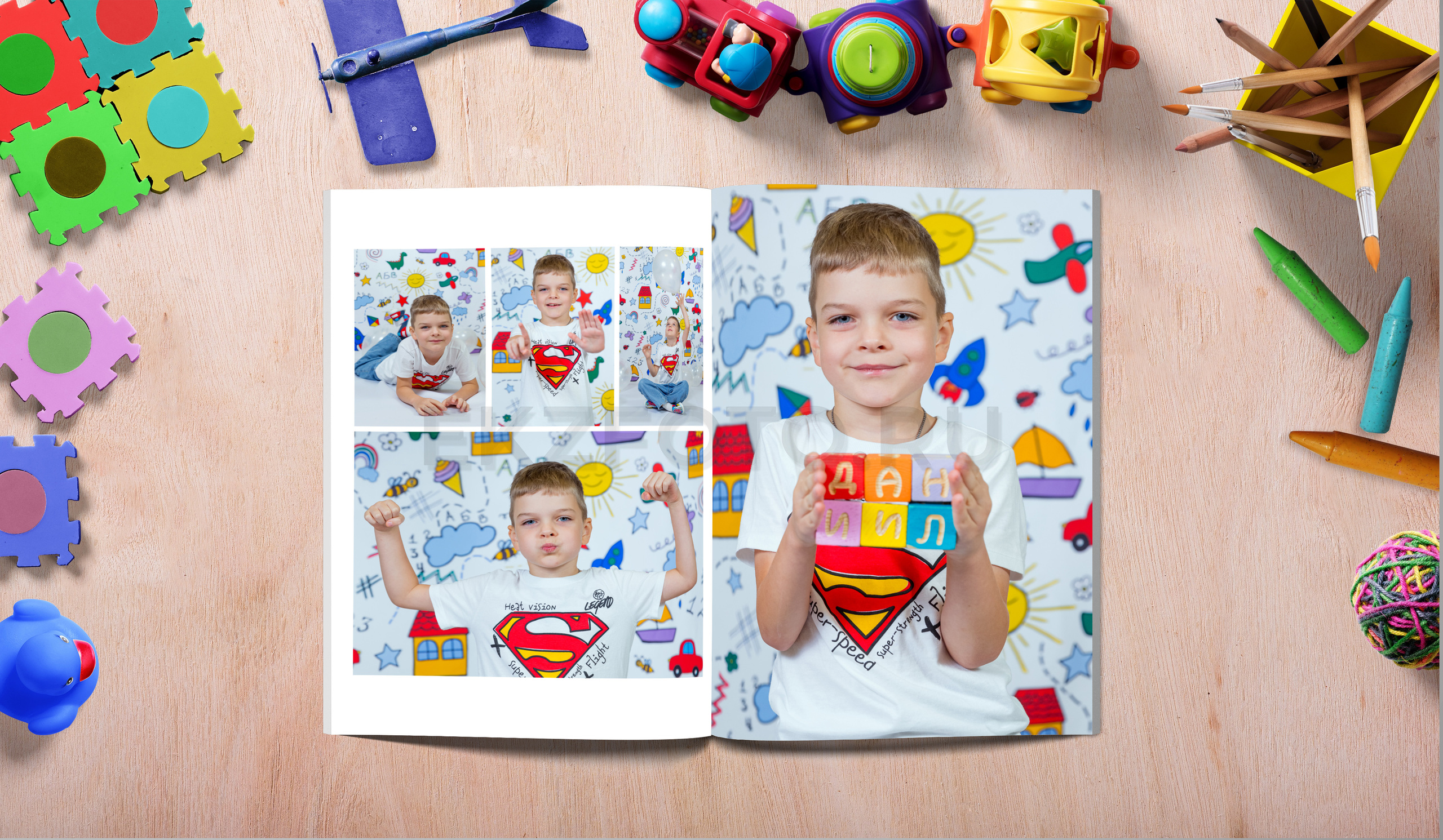 ФОТОКНИГА С ОЖИВЛЕНИЕМ, 21Х30 СМ, 5 РАЗВОРОТОВ. Фотограф Екатерина Зайкова в Санкт-Петербурге