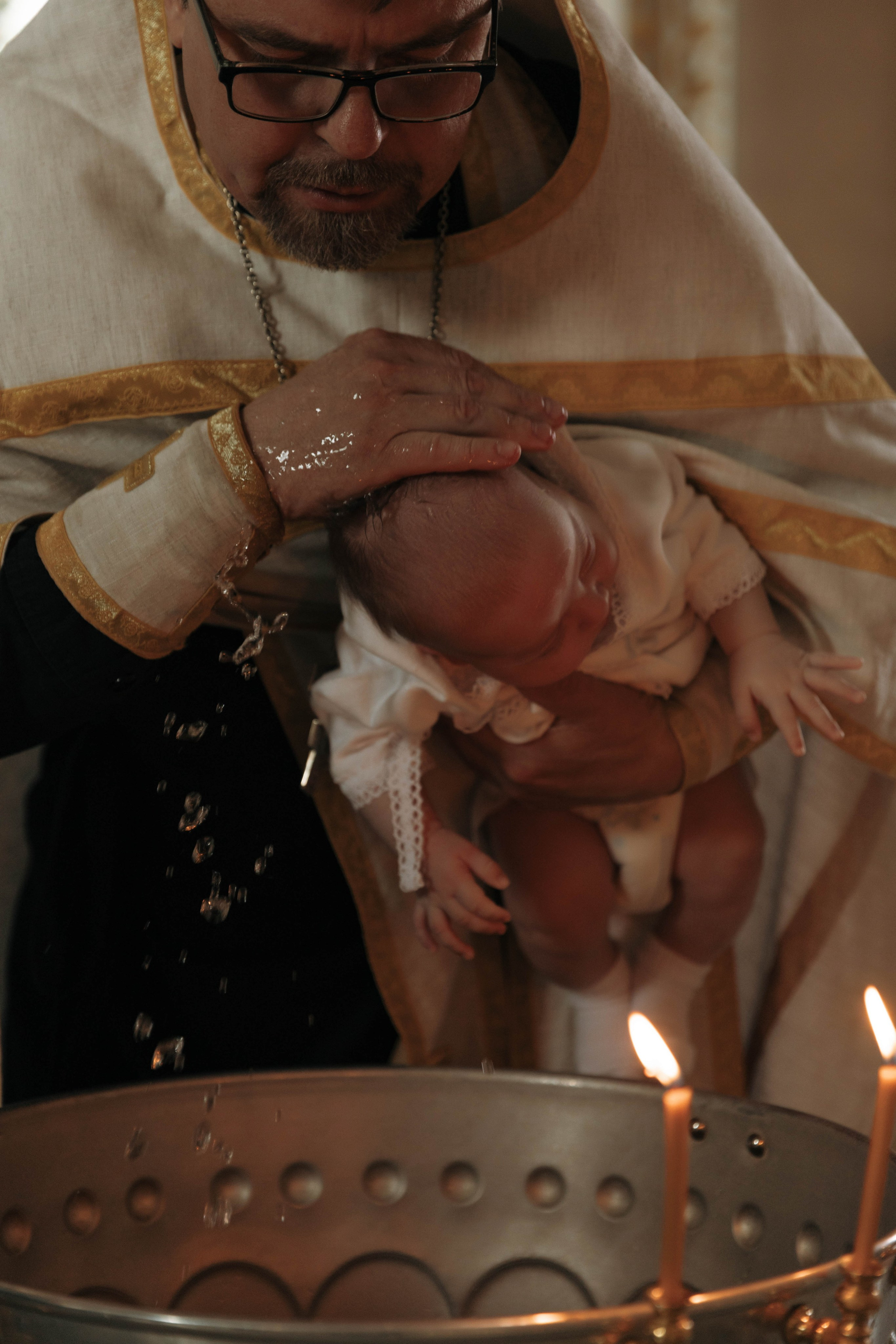 Таинство Крещения Никиты. Фотограф Сальск Катерина