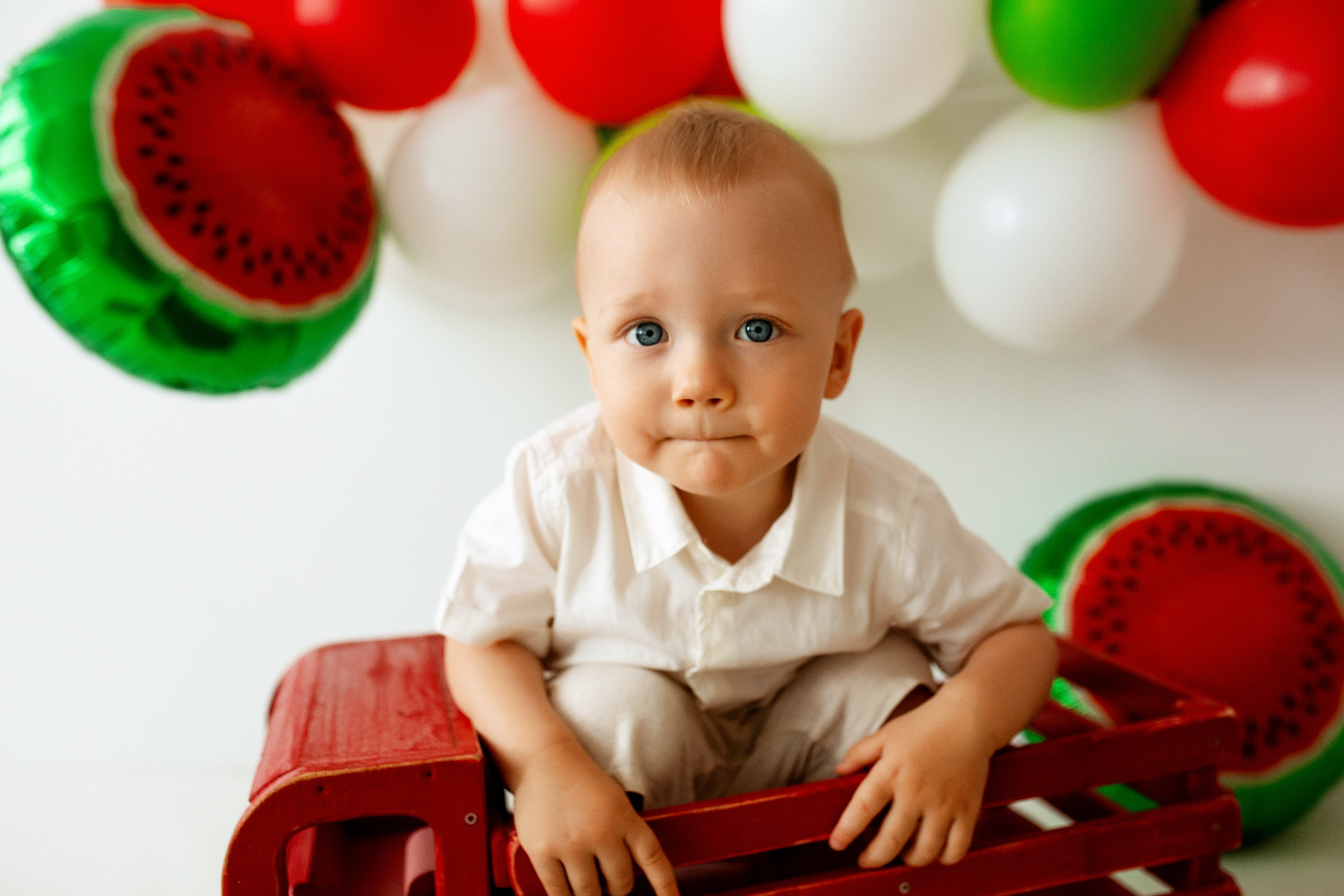 КОСТЯ и арбузы. Фотограф новорожденных Оксана Полевская