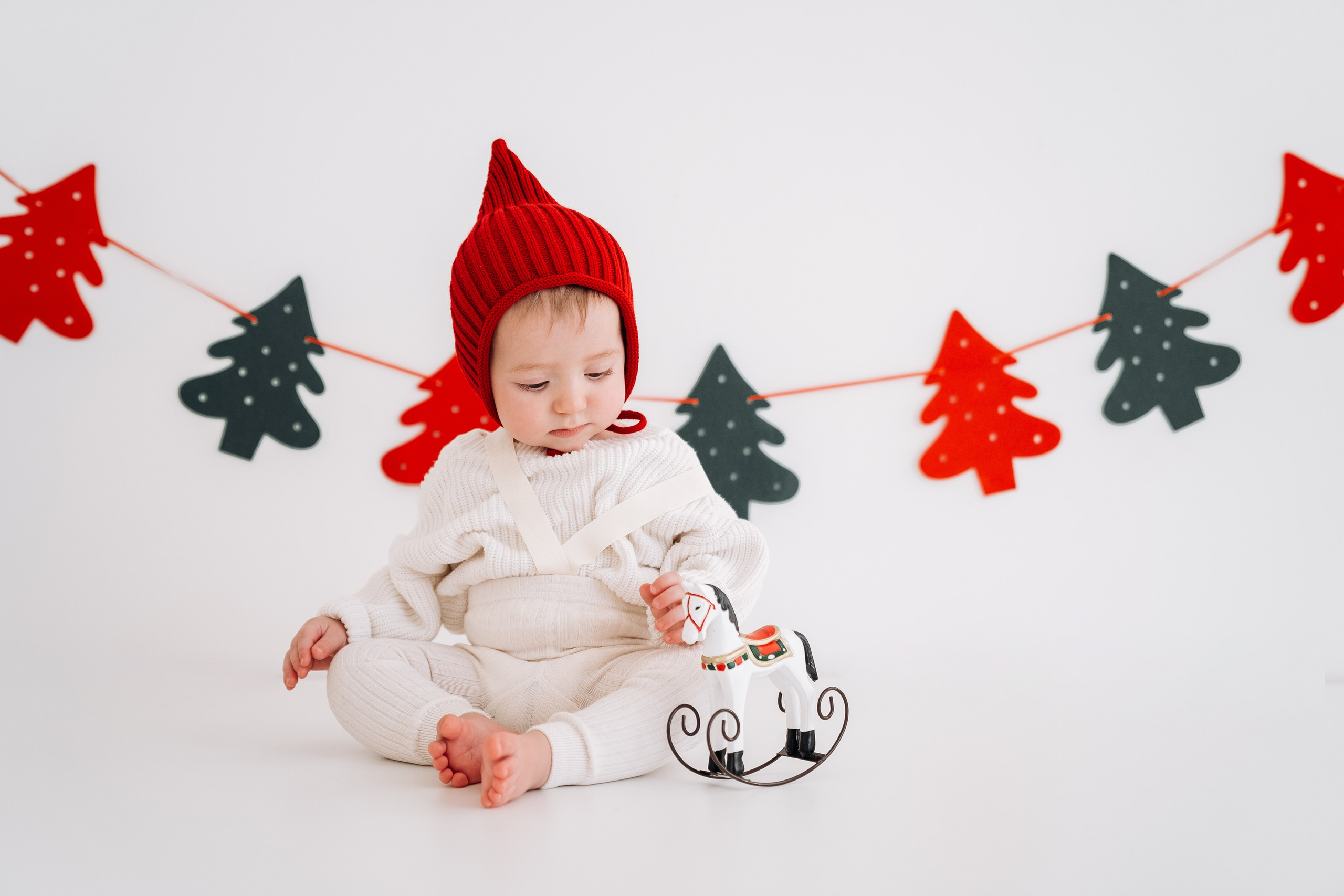 Новогодняя детская фотосессия для Феди. Семейный фотограф СПб Анастасия Василь. Фотосессия на годик