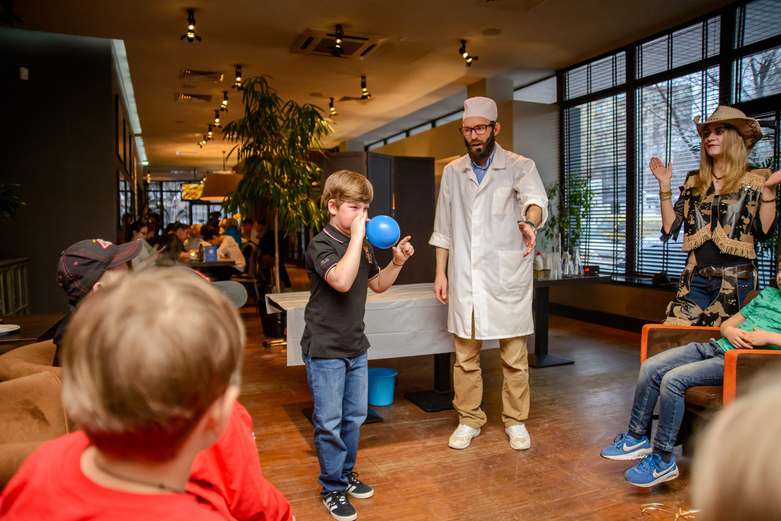 Детский день рождения в ресторане