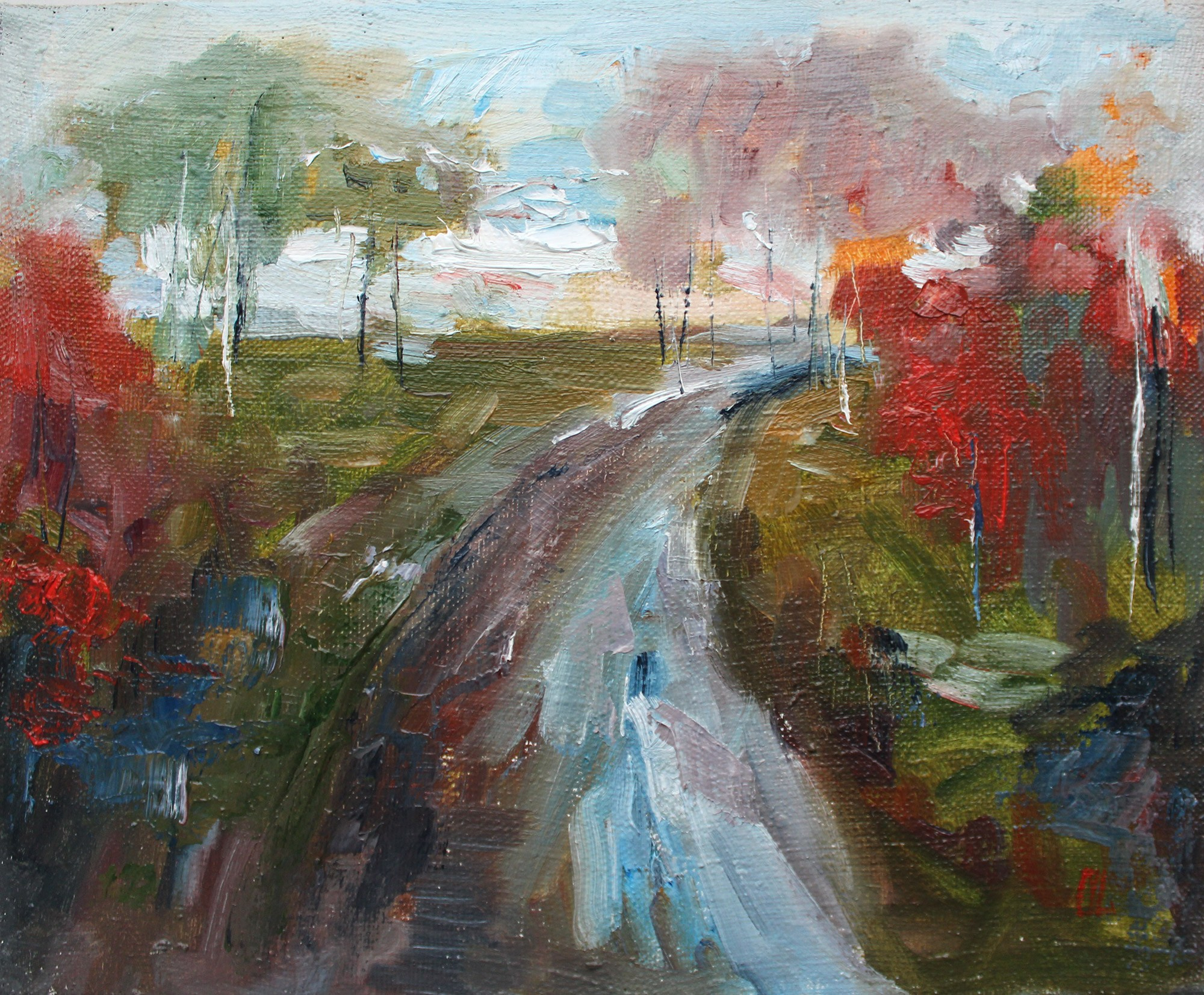 Санкт-Петербург. Олеся Лопатина — художник. Диалог реализма и абстракции. Живопись, сотрудничество, подкаст. Санкт‑Петербург