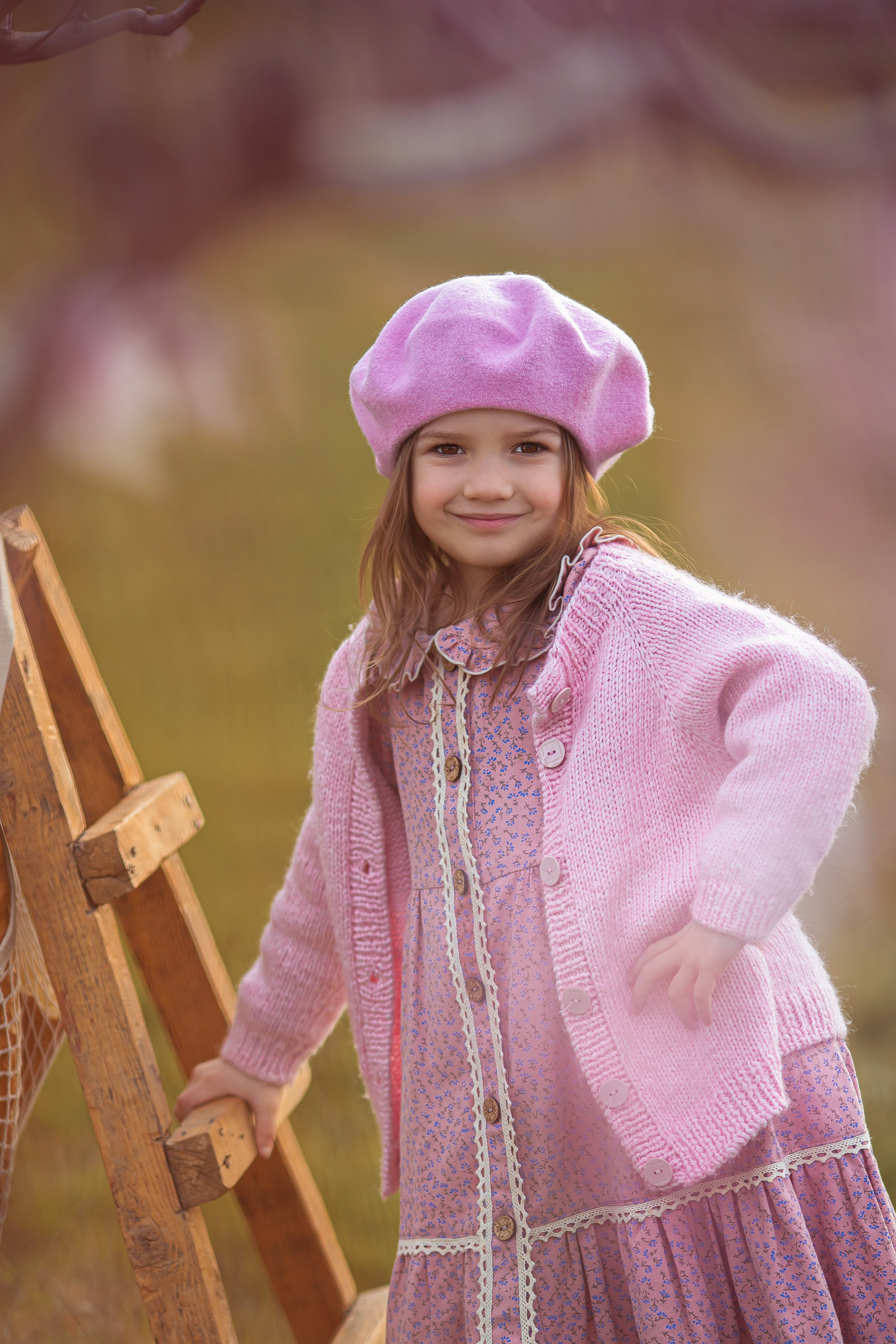 Цветущие персики 2025 г. Семейный и детский фотограф в Крыму Екатерина Швец