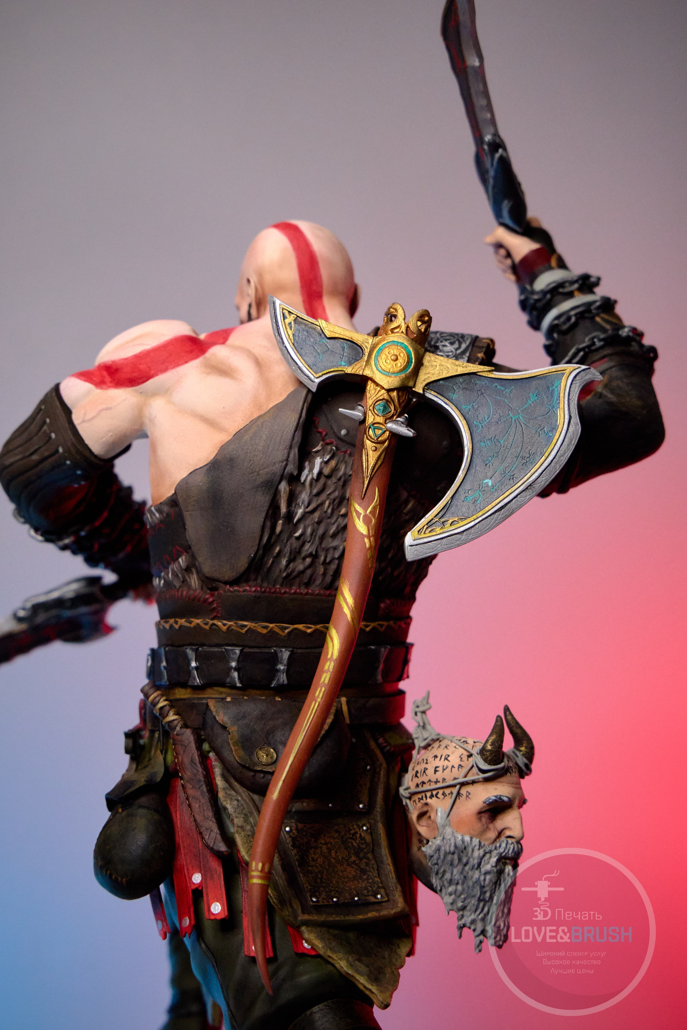 3D печать Love&Brush Kratos. ФОТОГРАФ ЭДУАРД КОЛТУНОВСКИЙ