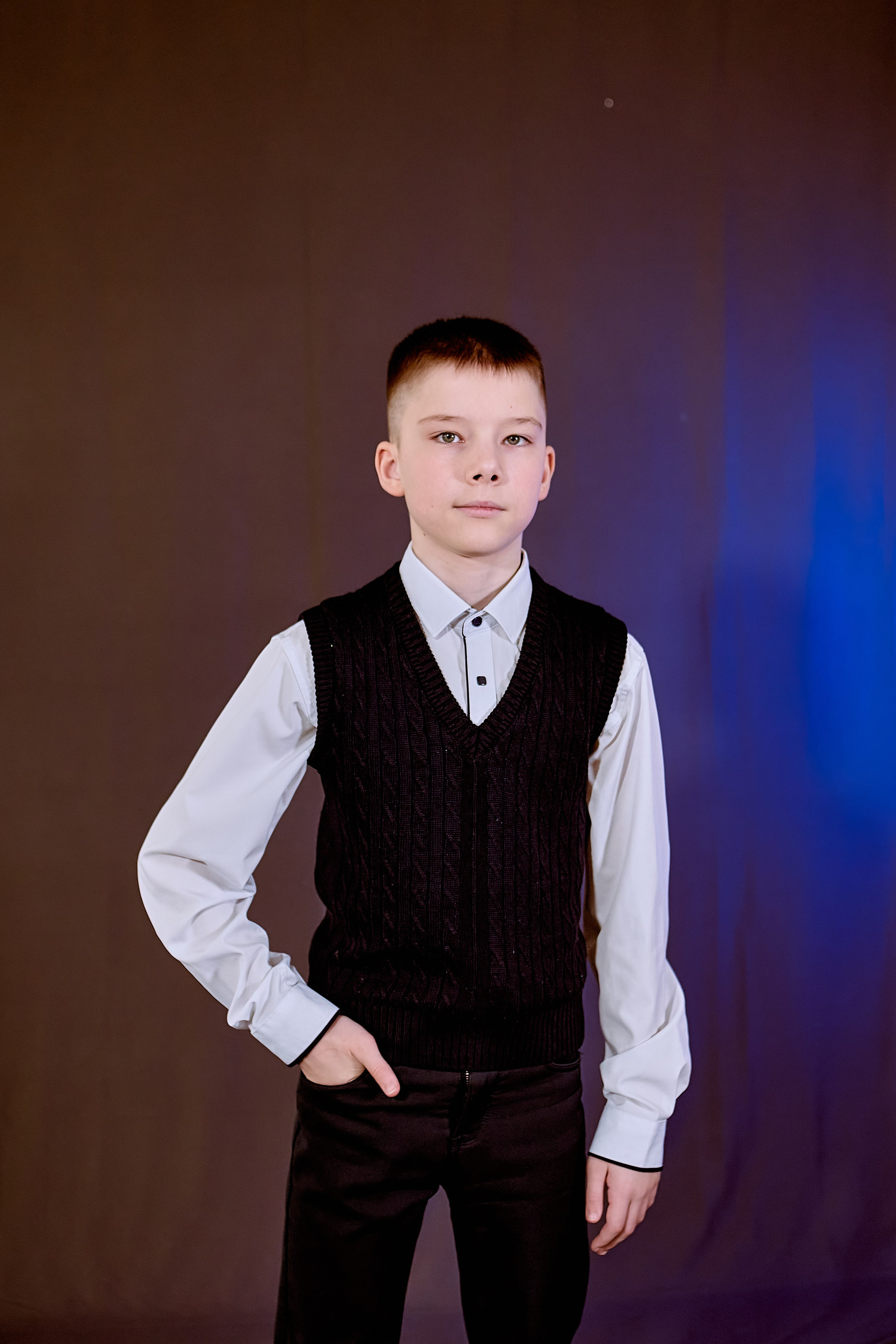 Школьная фотосессия учеников 6 класса