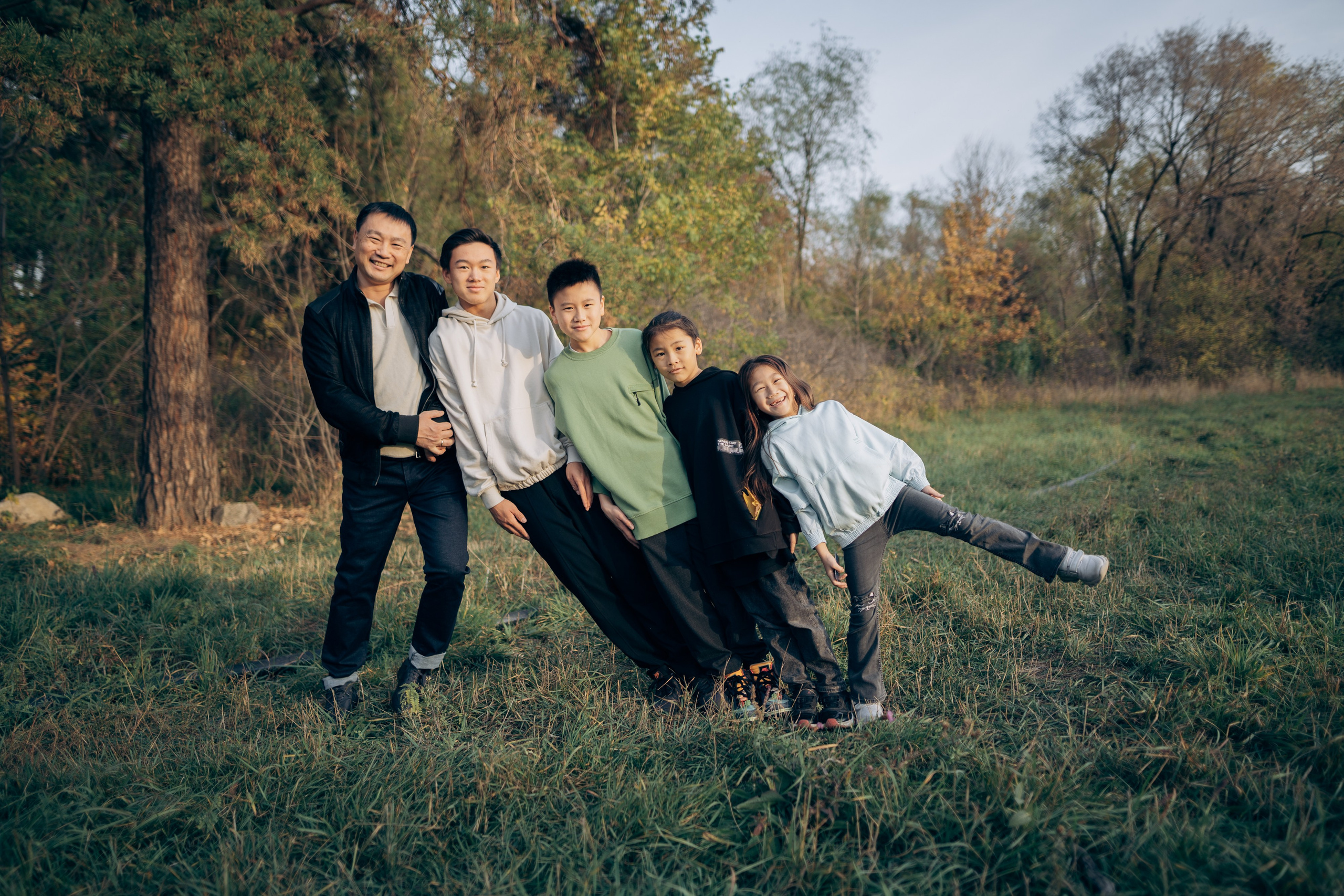 Дружная семья. Фотограф в Алматы Чалова Нафиса