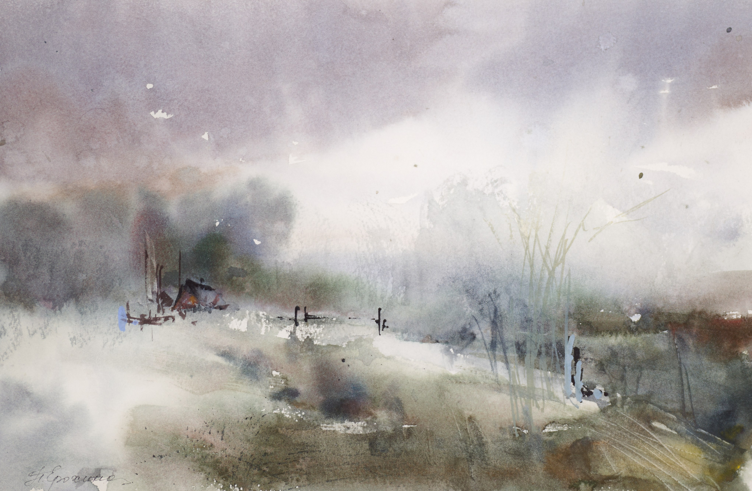 Пейзаж 15 (23×34 см) 3 500 р. ГАЛЕРЕЯ