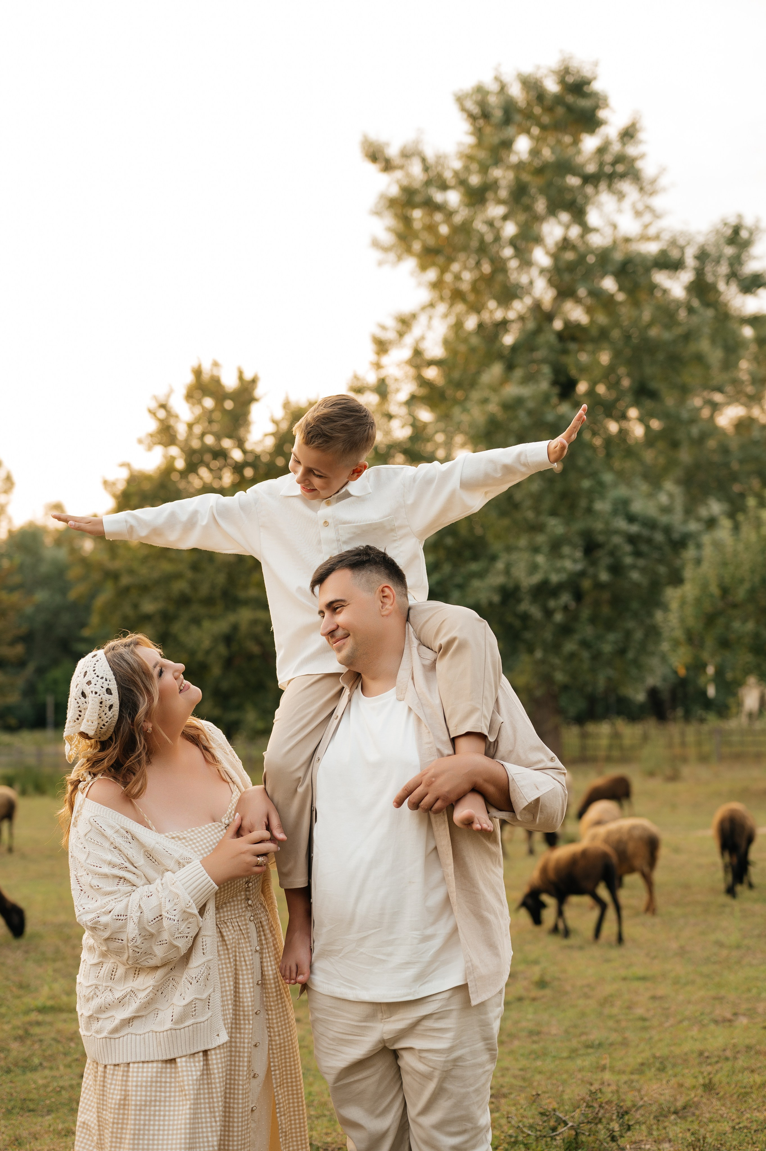 Семейная фотосессия на ферме. Свадебный и семейный фотограф в Краснодаре Алина Мельник