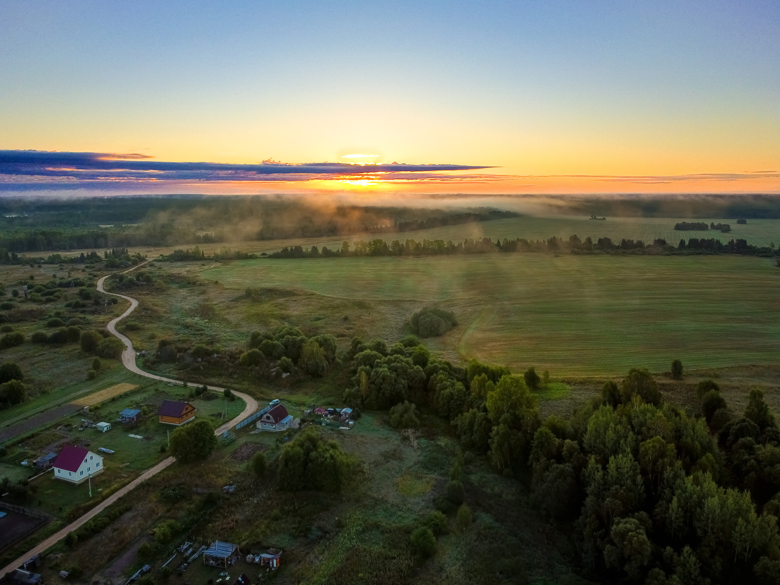 Dawn of the Staritsky region. Сайт пейзажного фотографа Павла Крайникова