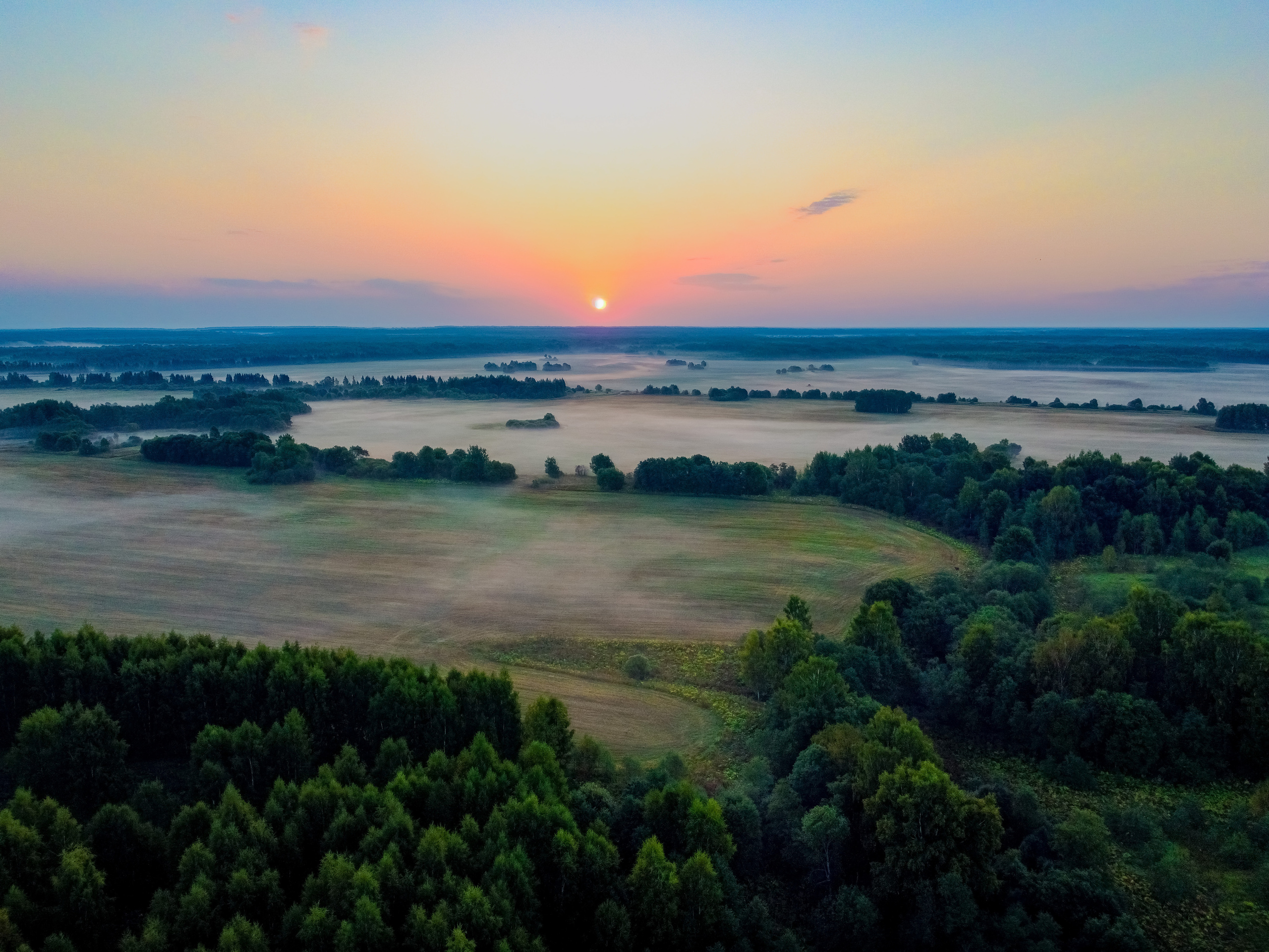 Dawn of the Staritsky region. Сайт пейзажного фотографа Павла Крайникова