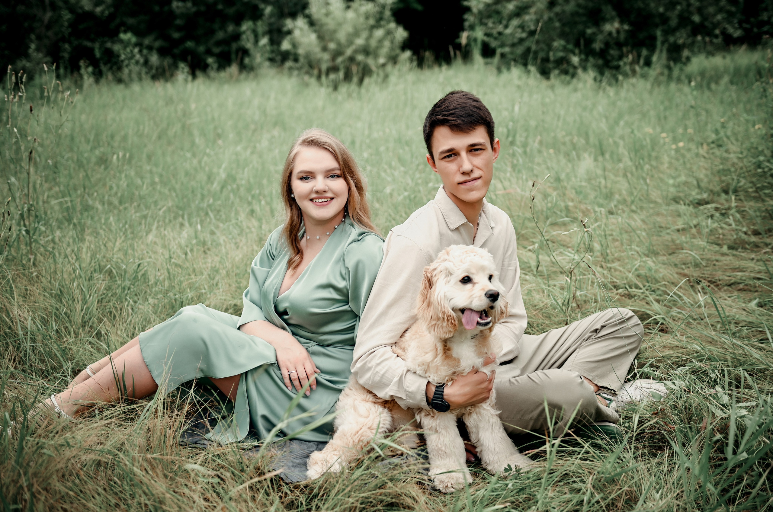 Love story прогулка вместе с песиком))). Свадебный, семейный, детский, контент фотограф в Омске Максим Ильин