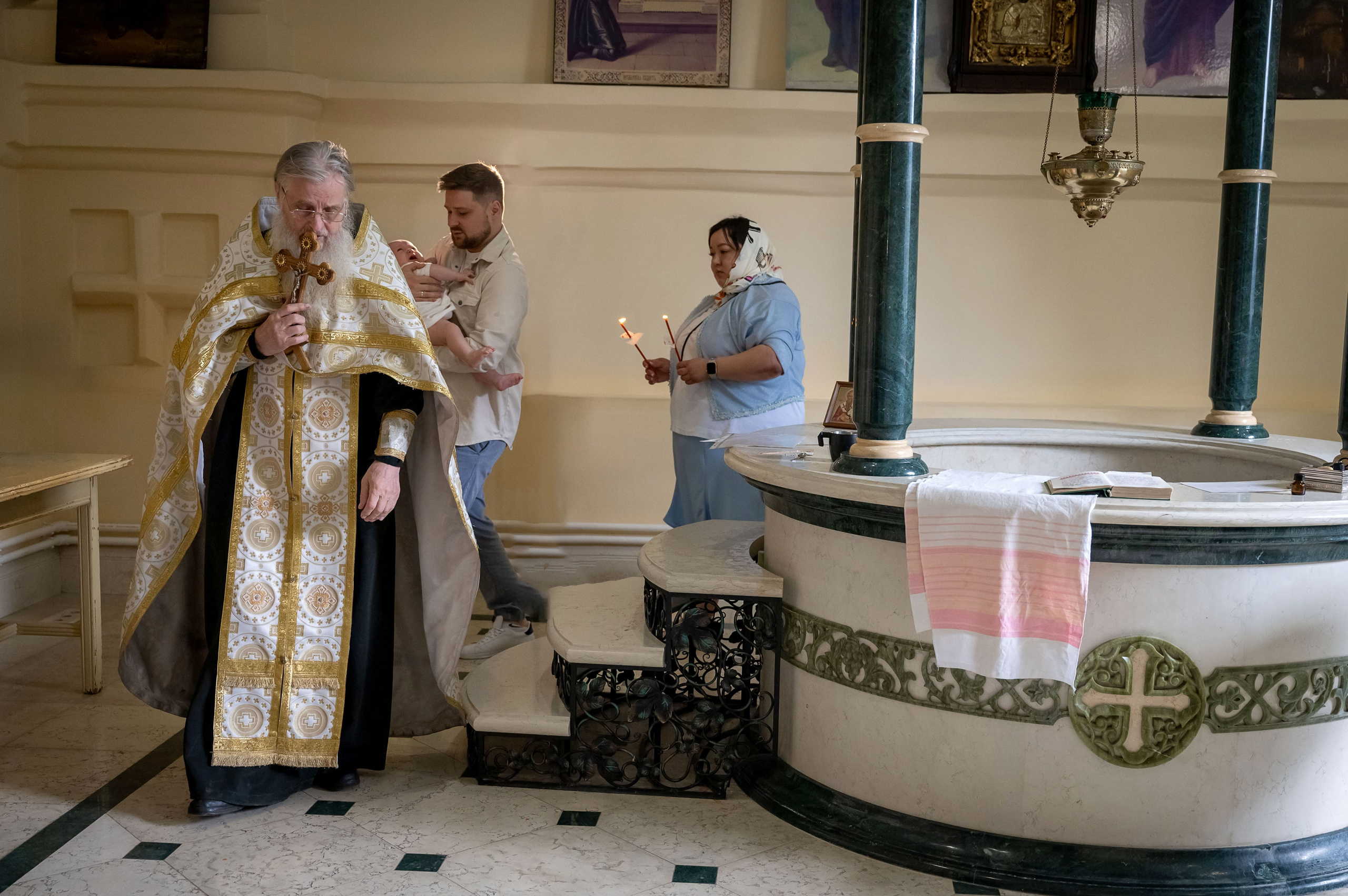 Крещение Тимофея. Семейный фотограф в г. Воскресенск Наталия Молева