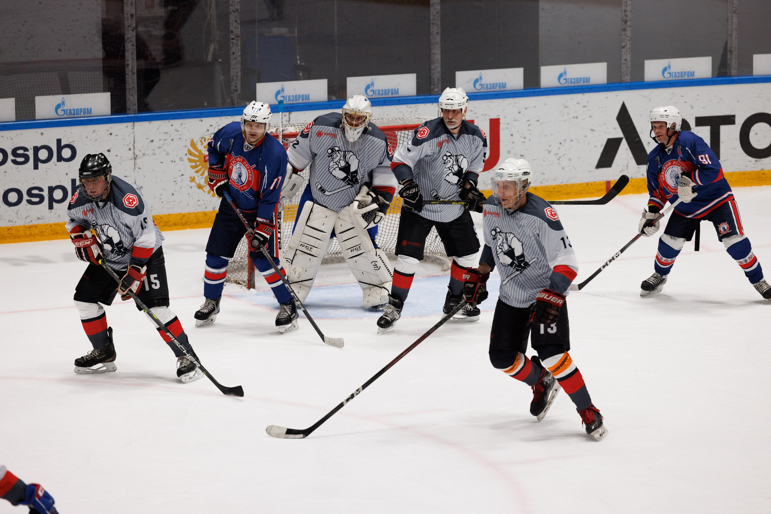 НХЛ (50+) Невский легион — Канекс 6-1. Фотограф Александр Заломаев