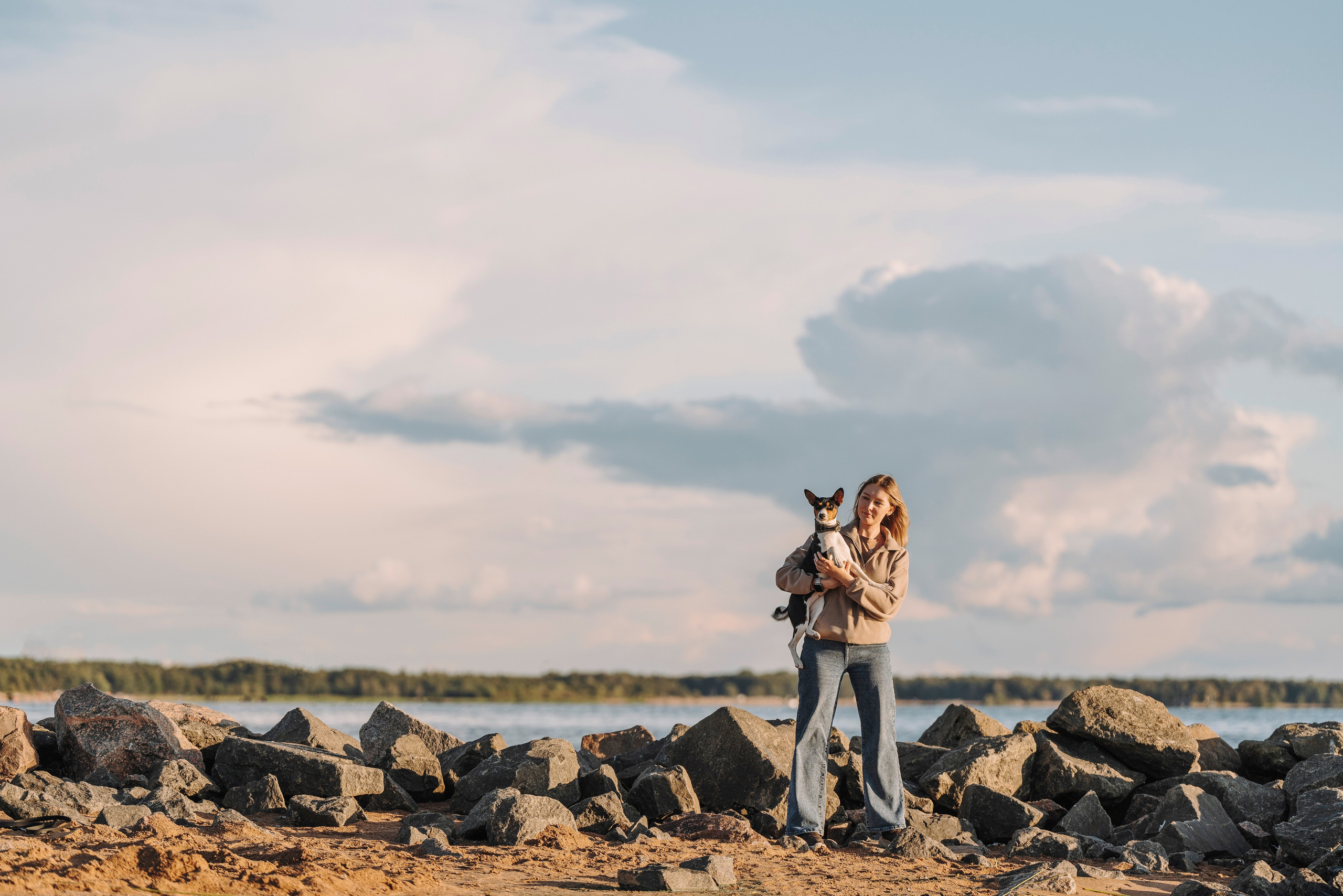 Екатерина и Дива. Фотограф анималист в Спб недорого Олеся Майорова