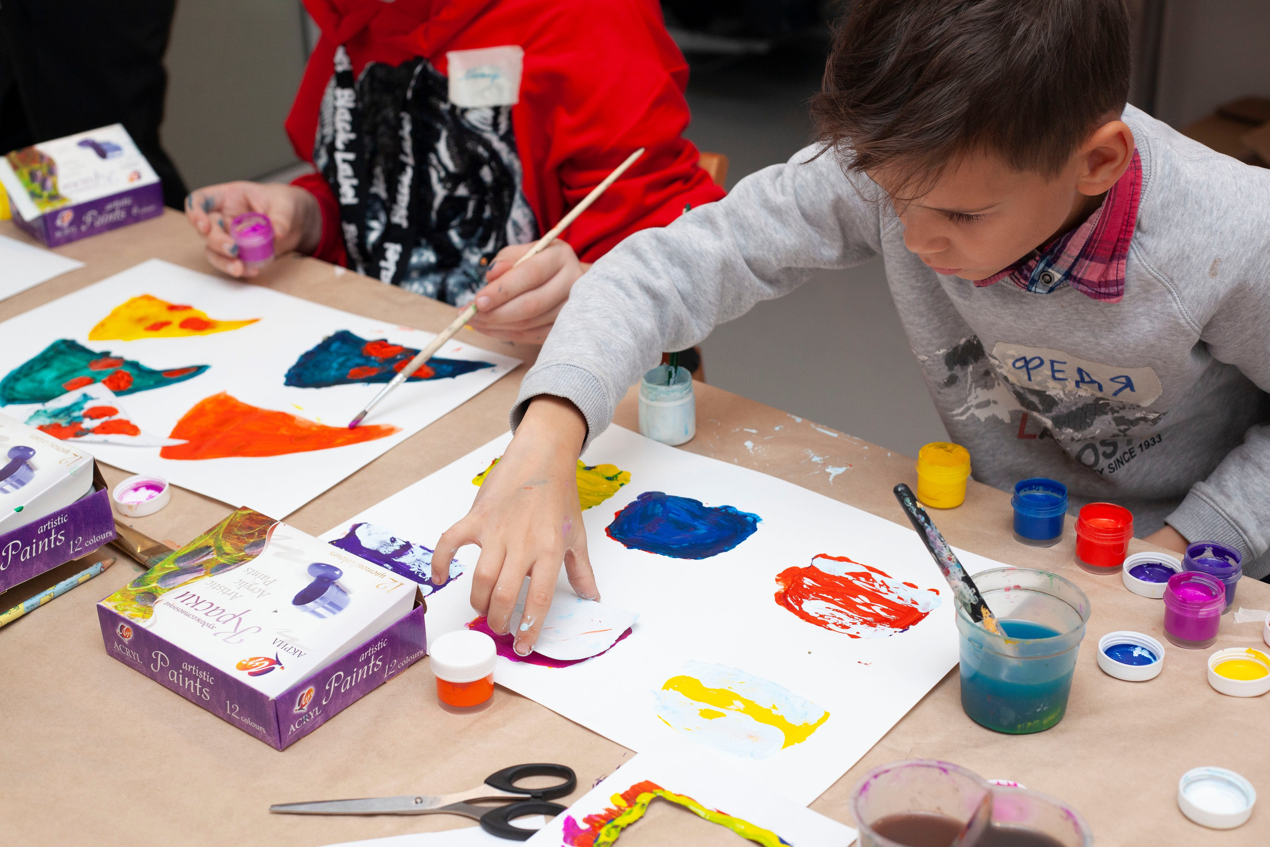 Детский мастер-класс в ММОМА. Stanislav Baryshev — People. Emotions. Atmosphere