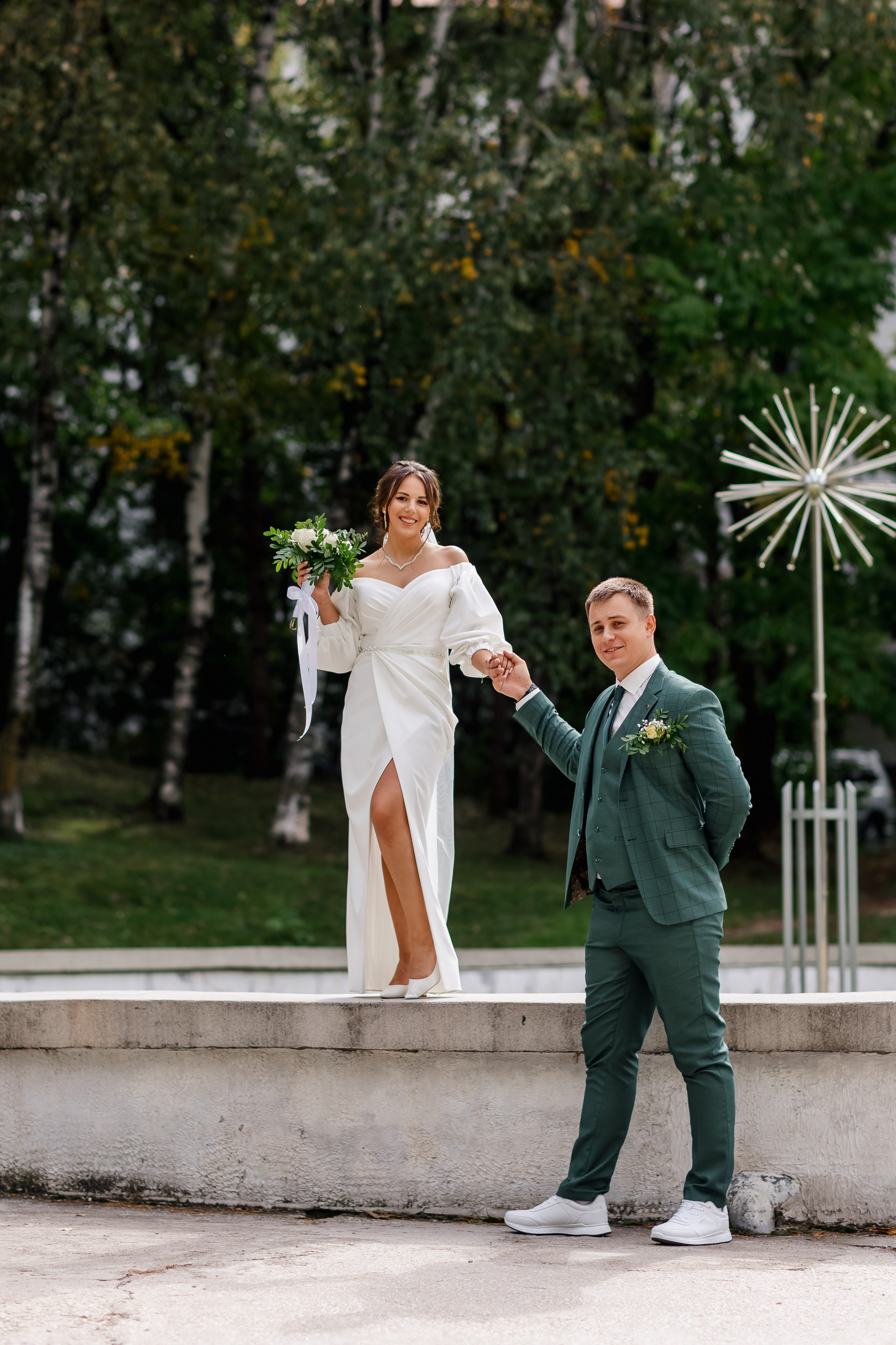 Олег и Юлия. Свадебная прогулка. Свадебный фотограф в Хабаровске