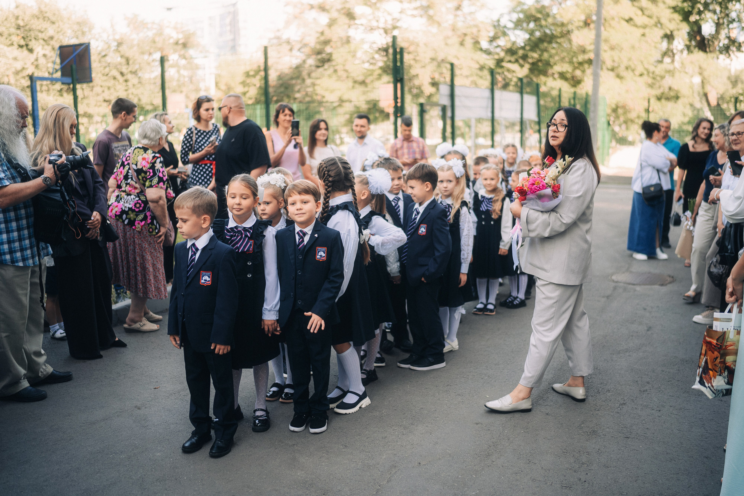 «Здравствуй, школа!» 1 Сентября. Свадебный и репортажный фотограф в Воронеже Роман Янко