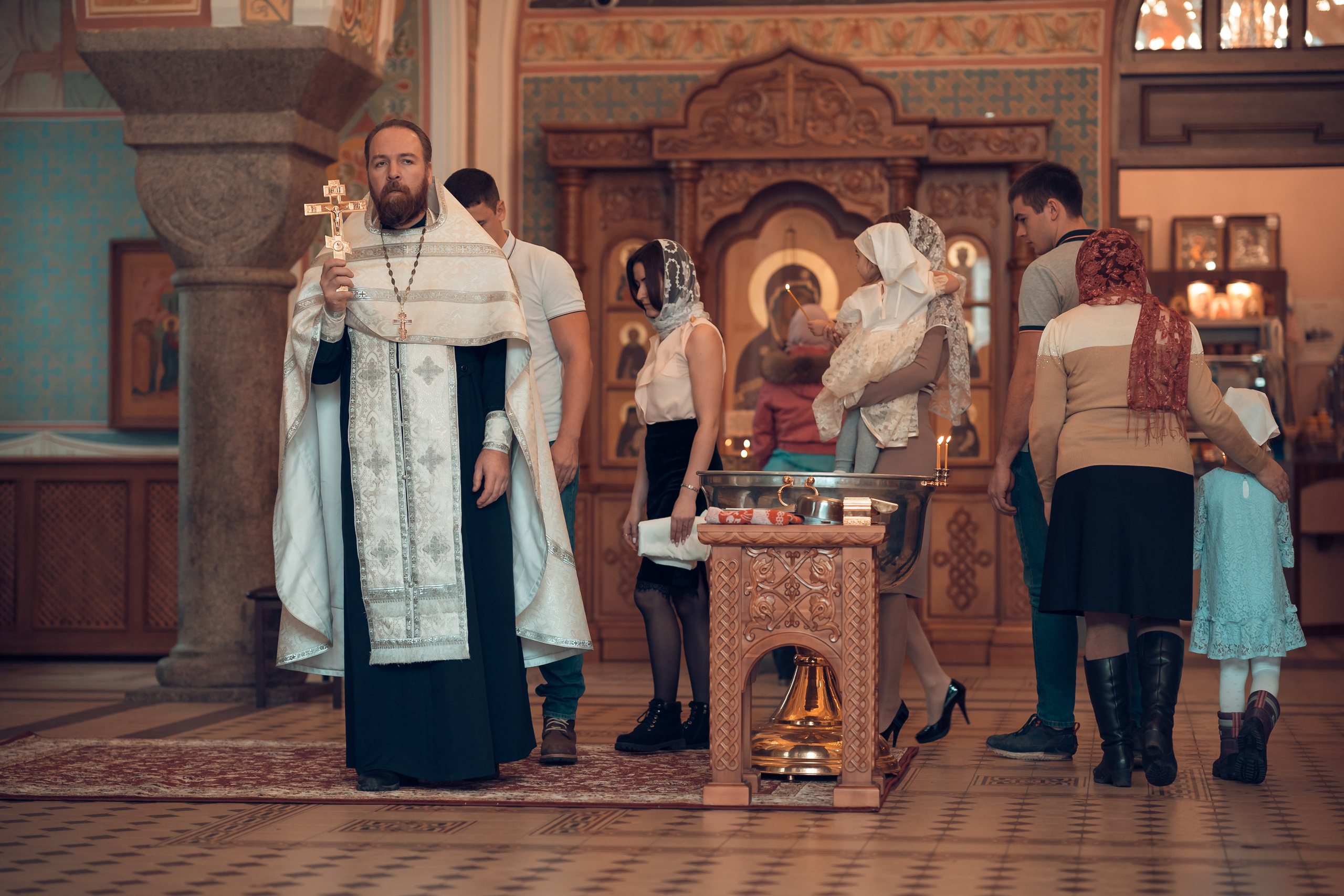 Крещение Таисии Храм Иоанна Предтечи. Фотограф на Крещение и Венчание в Красноярске Рамазанова Юлия