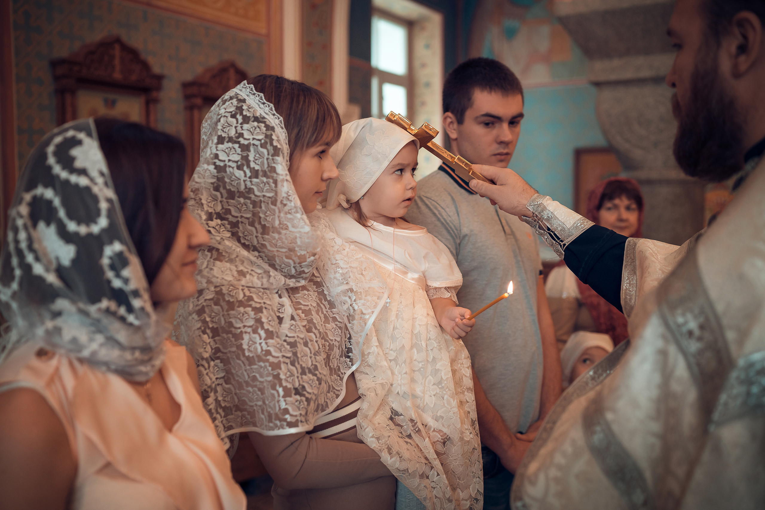 Крещение Таисии Храм Иоанна Предтечи. Фотограф на Крещение и Венчание в Красноярске Рамазанова Юлия