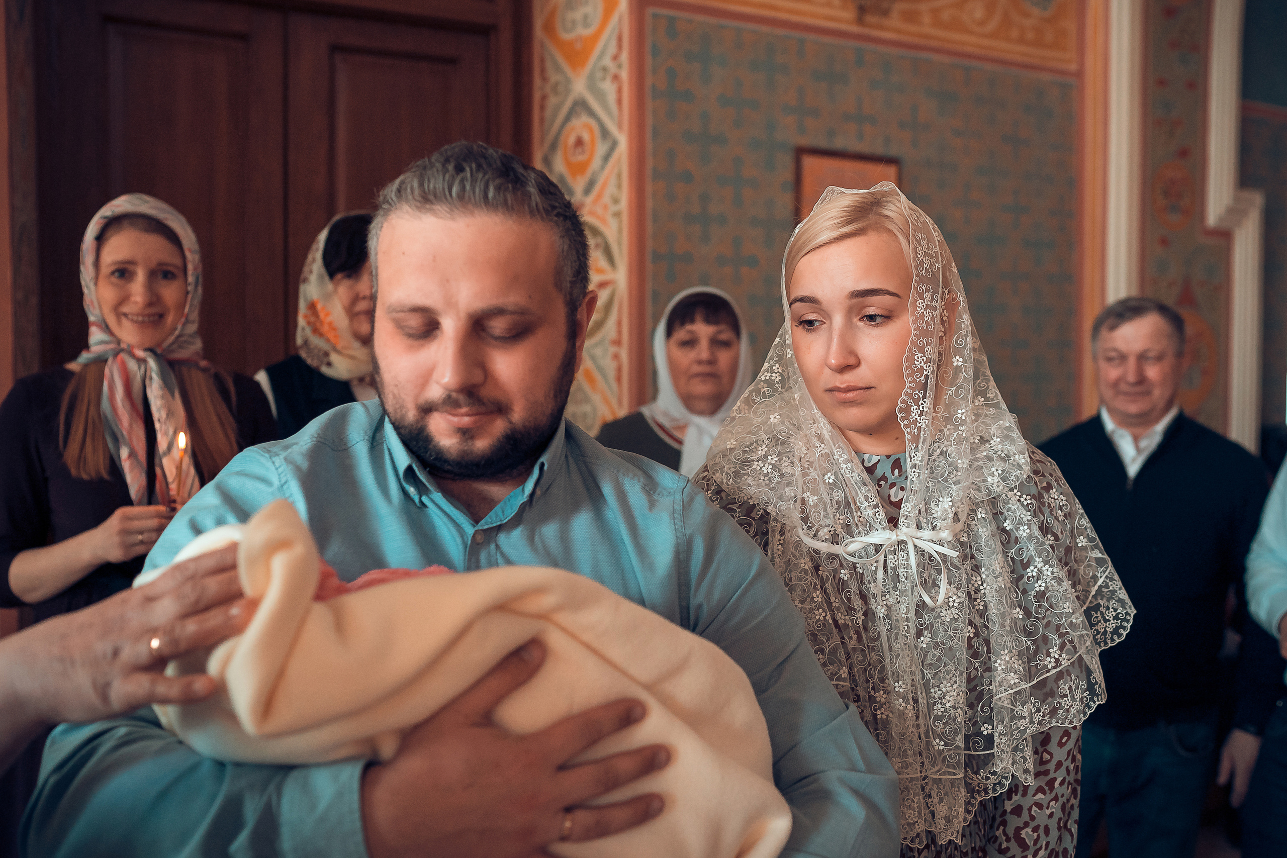 Крещение Екатерины Храм Иоанна Предтечи. Фотограф на Крещение и Венчание в Красноярске Рамазанова Юлия