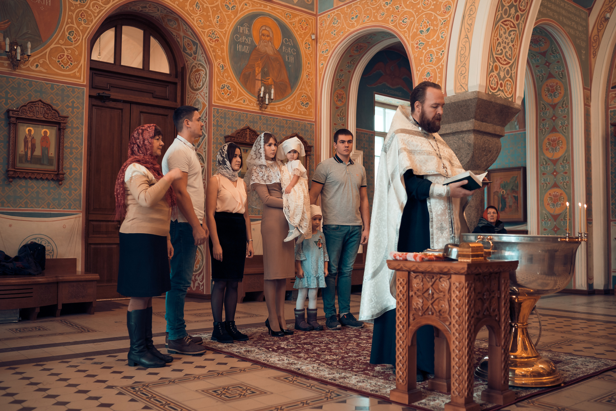 Крещение Таисии Храм Иоанна Предтечи. Фотограф на Крещение и Венчание в Красноярске Рамазанова Юлия